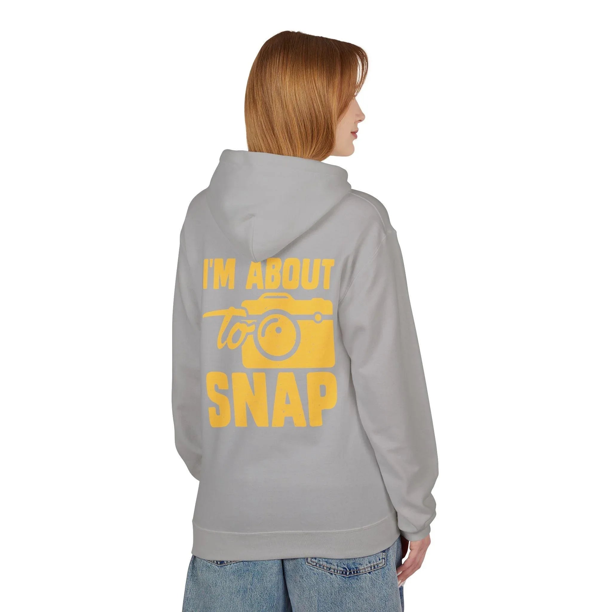 "I'm About to Snap" Exclusive Fleece Hoodie for Passionate Photographers