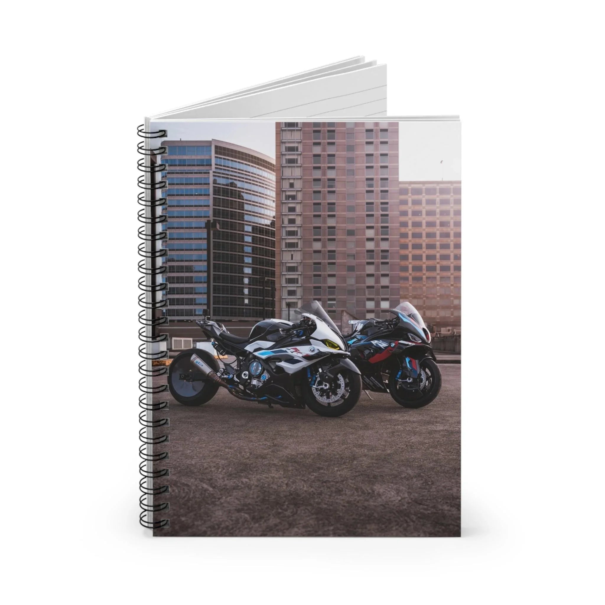 BMW M1000RR and S1000RR Drag Spec Motorcycle Spiral Notebook #002 - Throttle Designs