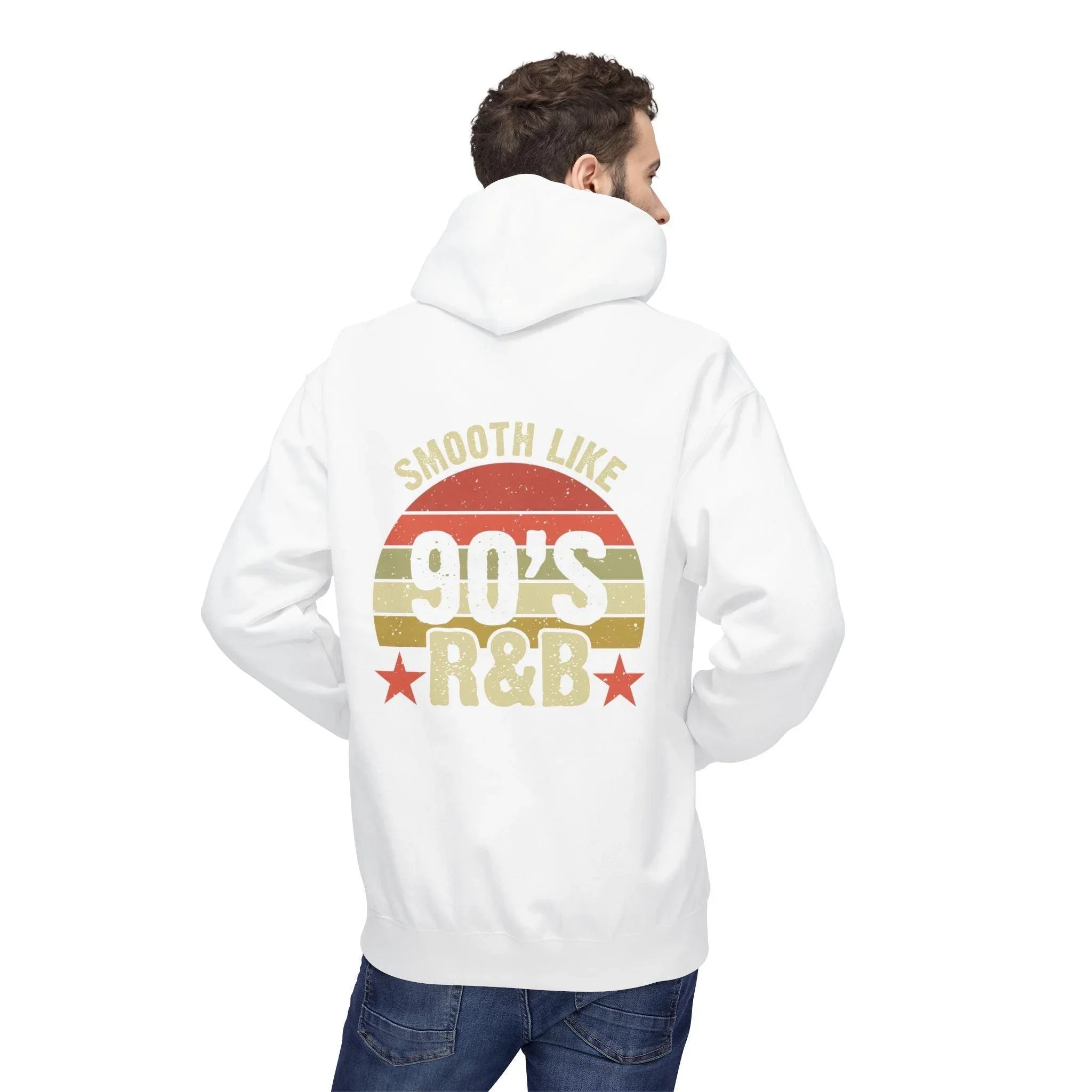 Retro Vibes Fleece Hoodie - Embrace the Comfort of 90's R&B Style