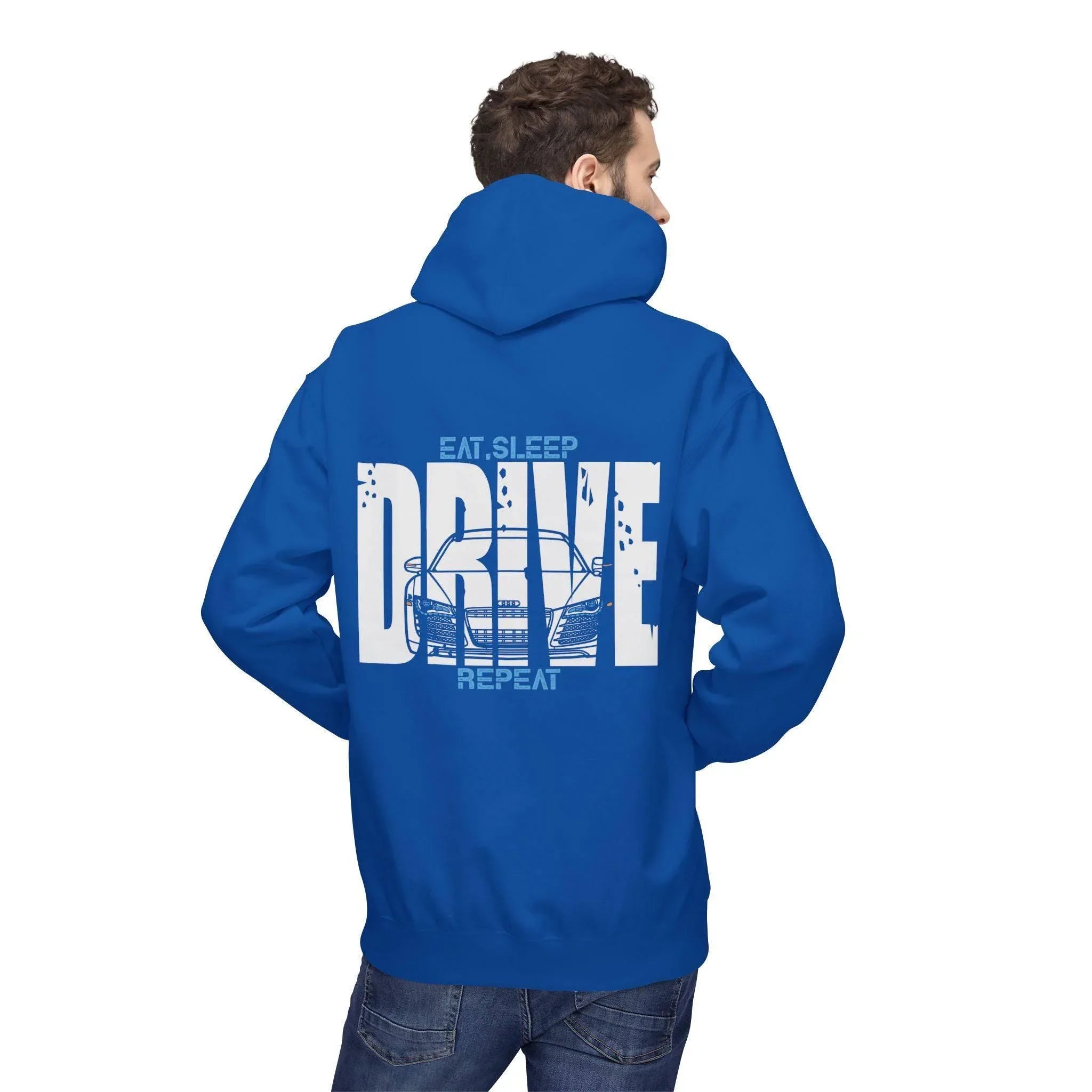 Audi R8 DRIVE Fleece Hoodie - Premium Comfort & Style for Enthusiasts