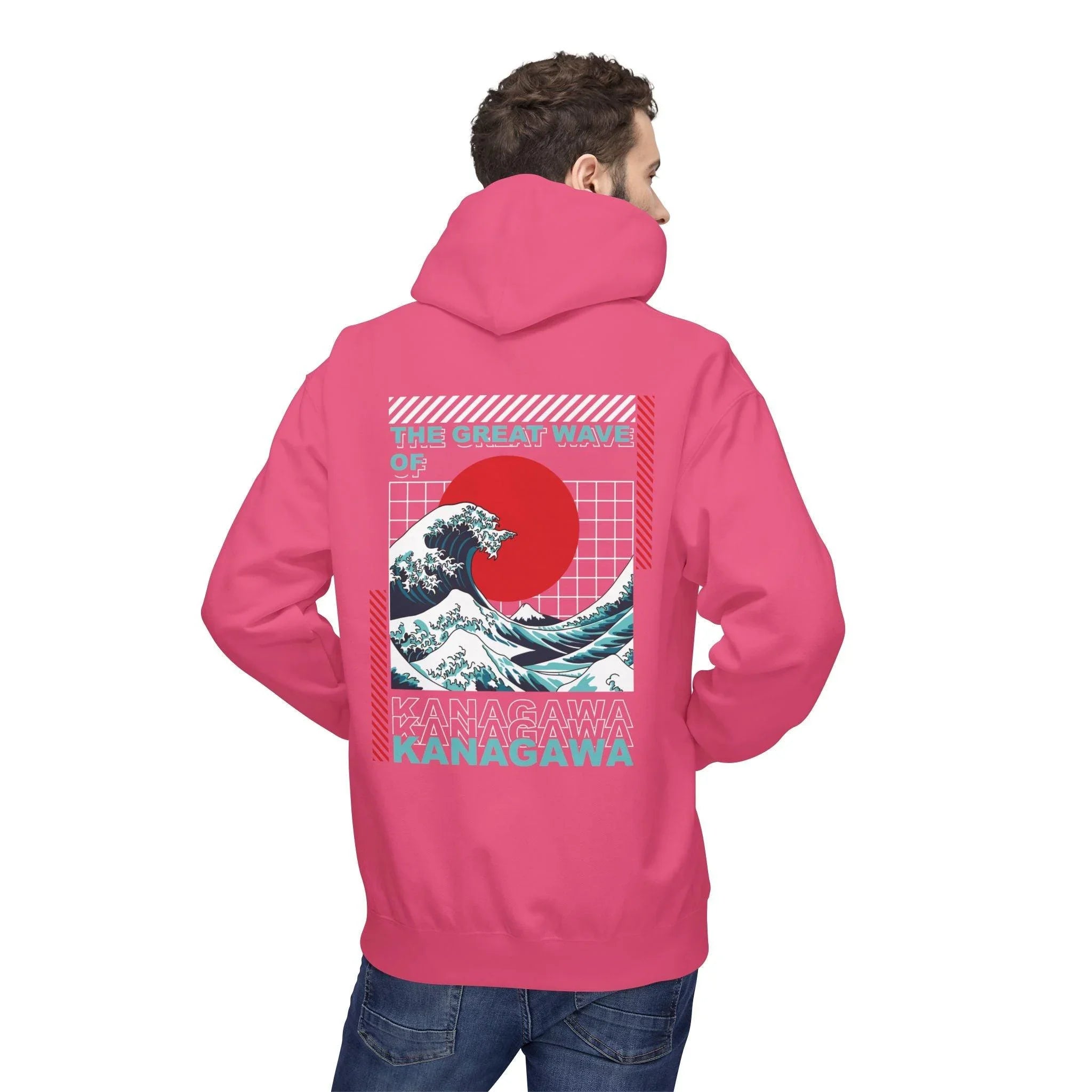 Ultimate Kanagawa Wave Fleece Hoodie: Stylish Japanese Streetwear Comfort