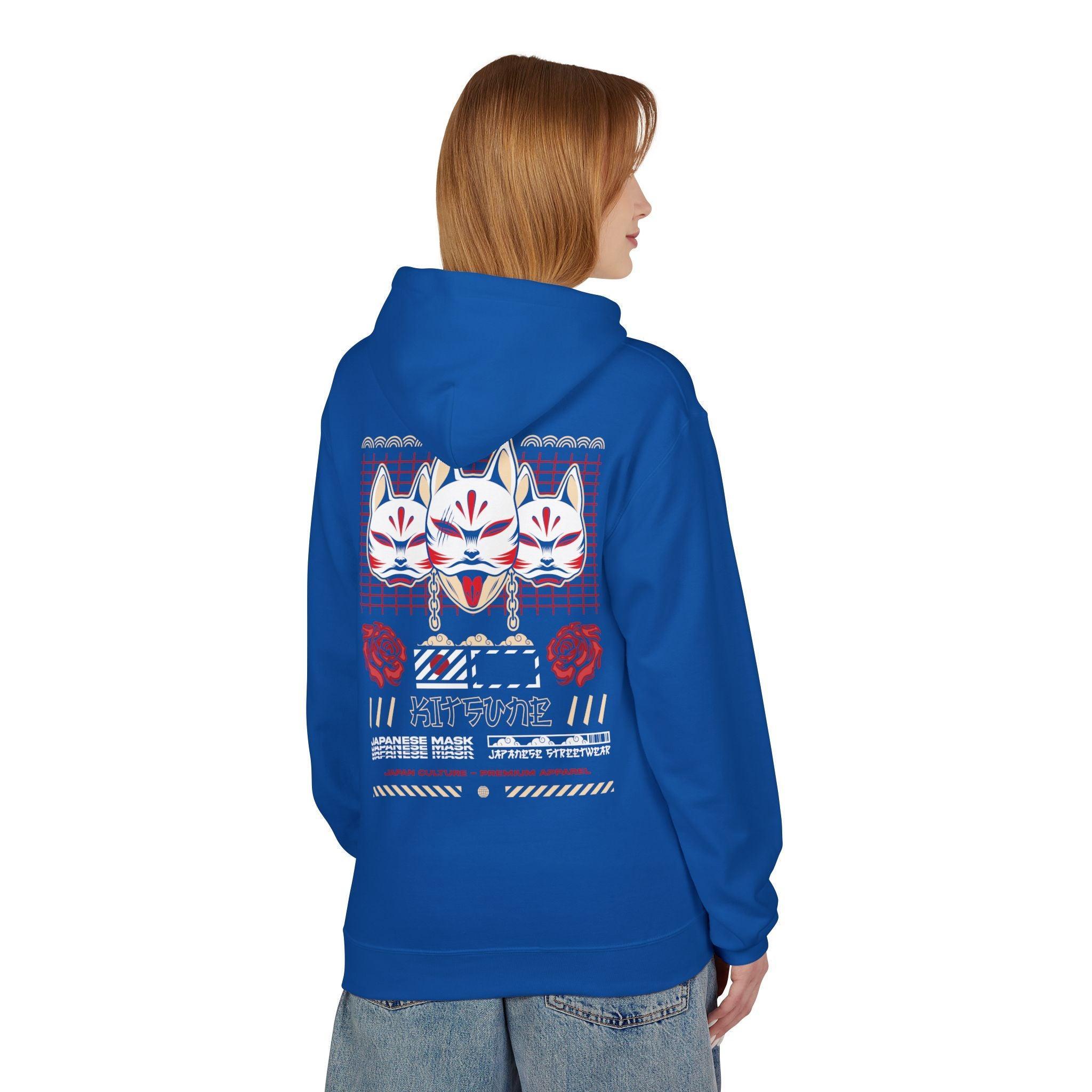 Ultimate Kitsune Japanese Streetwear Fleece Hoodie for Comfort and Style