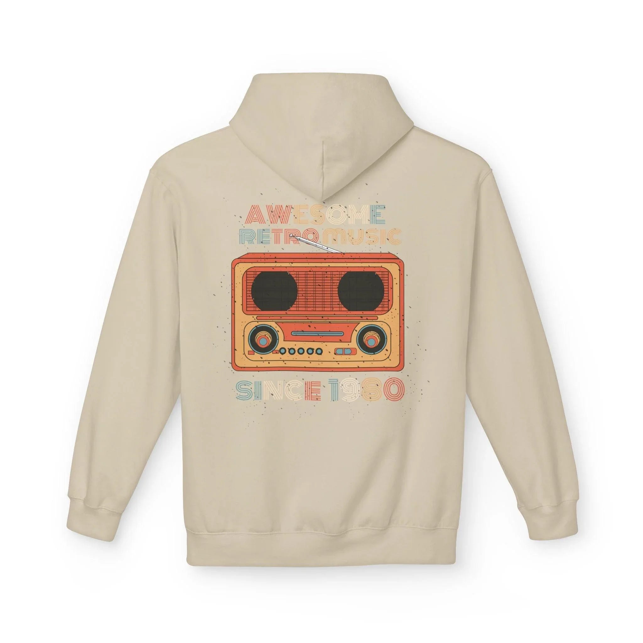 Stylish Retro Music Fleece Hoodie for Ultimate Comfort