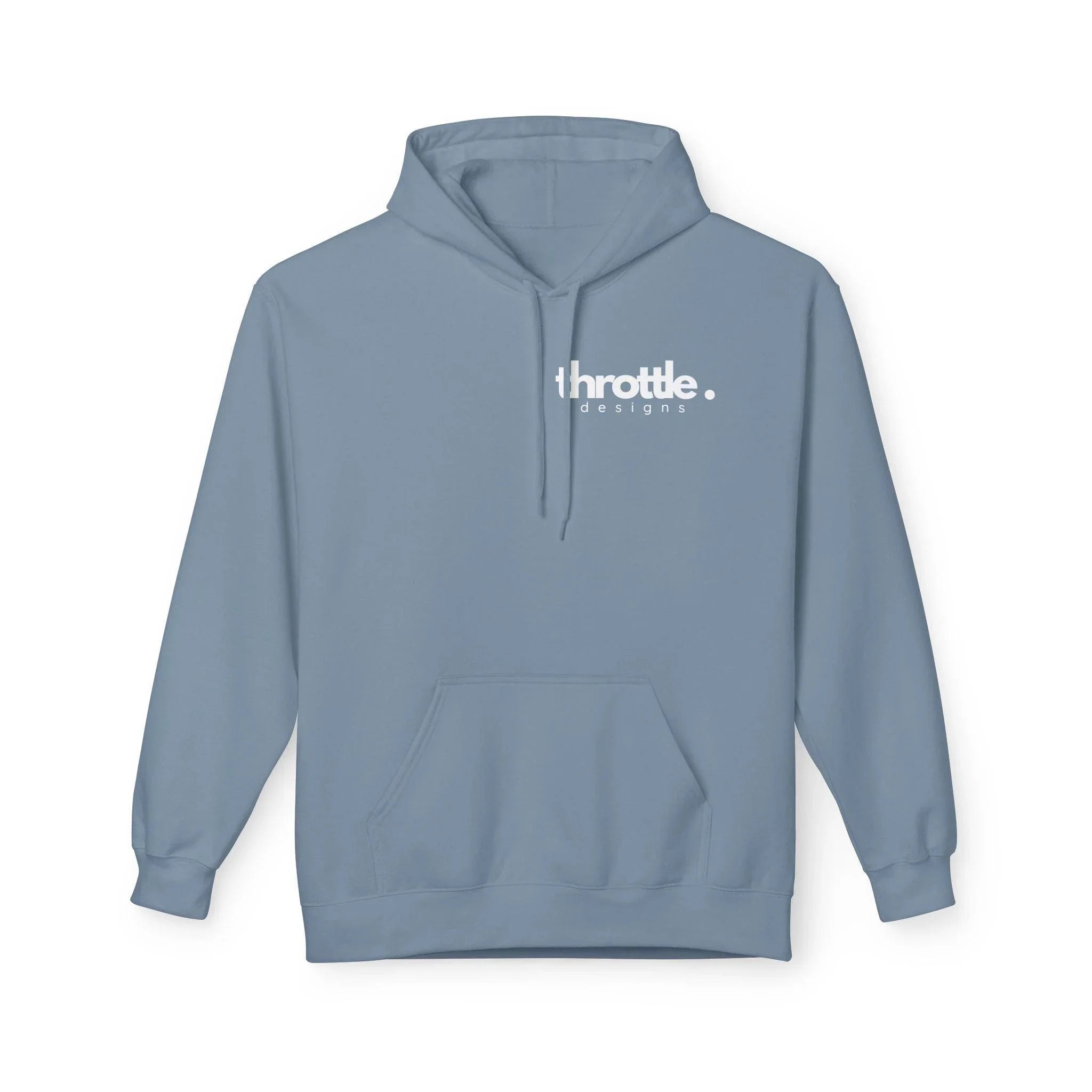 Throttle Designs Adventure Fleece Hoodie - "Live to Ride, Eat, Sleep"