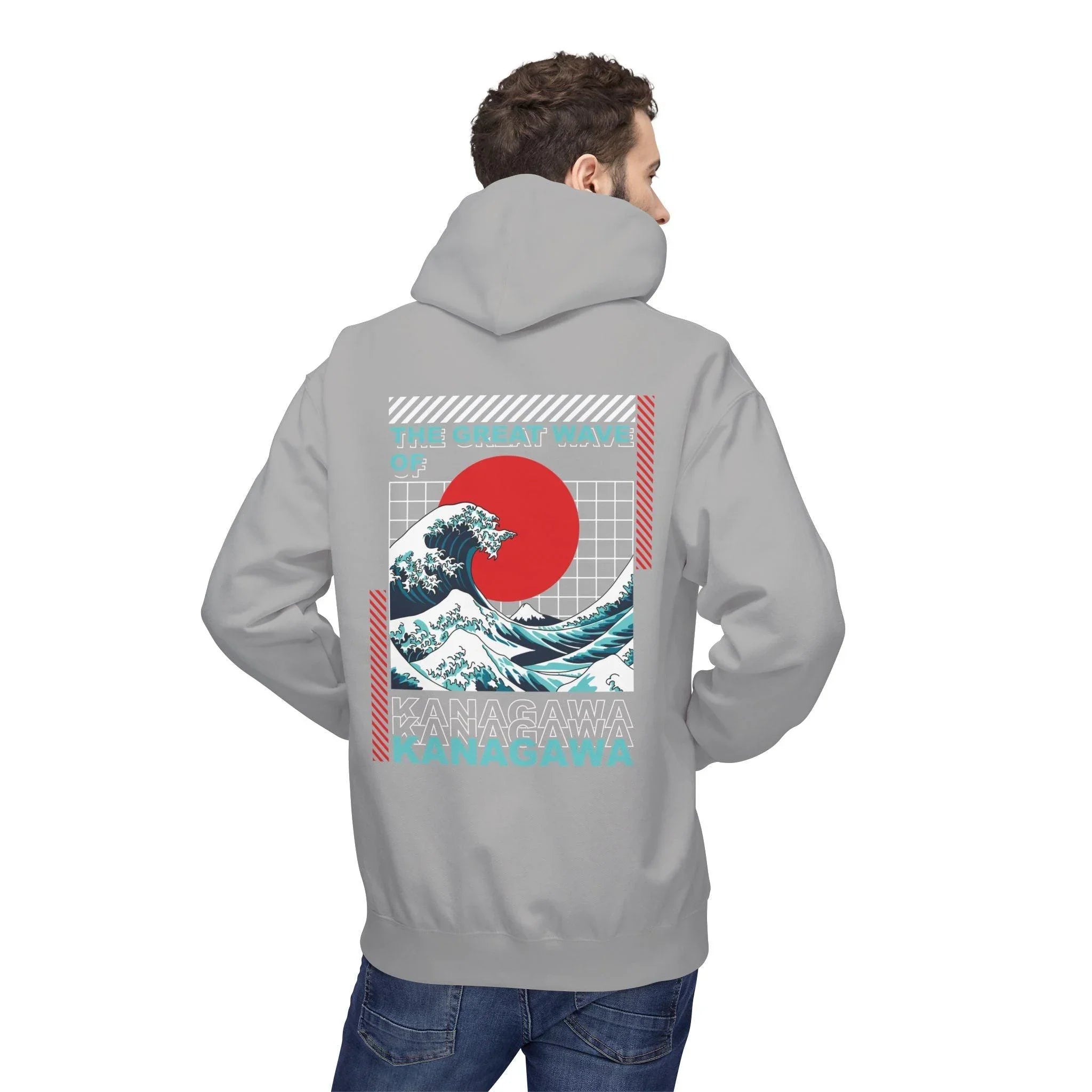 Ultimate Kanagawa Wave Fleece Hoodie: Stylish Japanese Streetwear Comfort