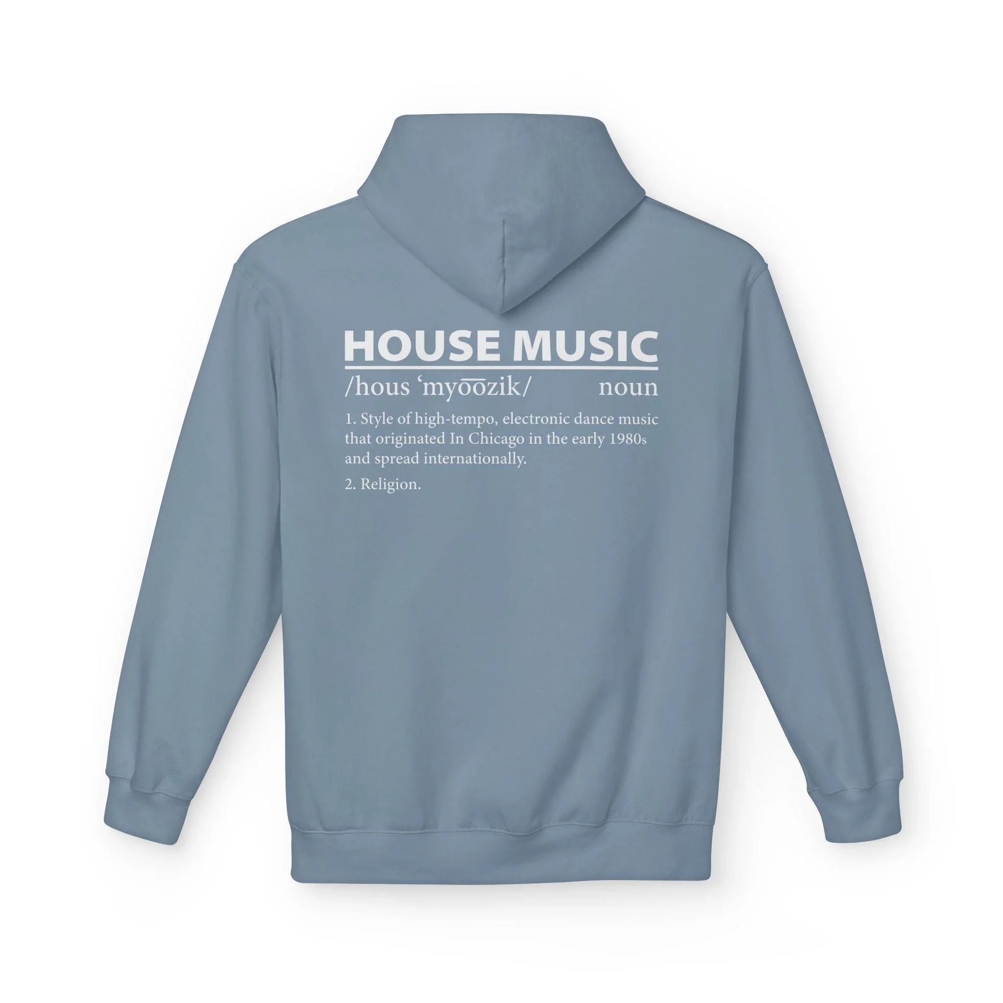Ultimate House Music Fleece Hoodie for Comfort and Style