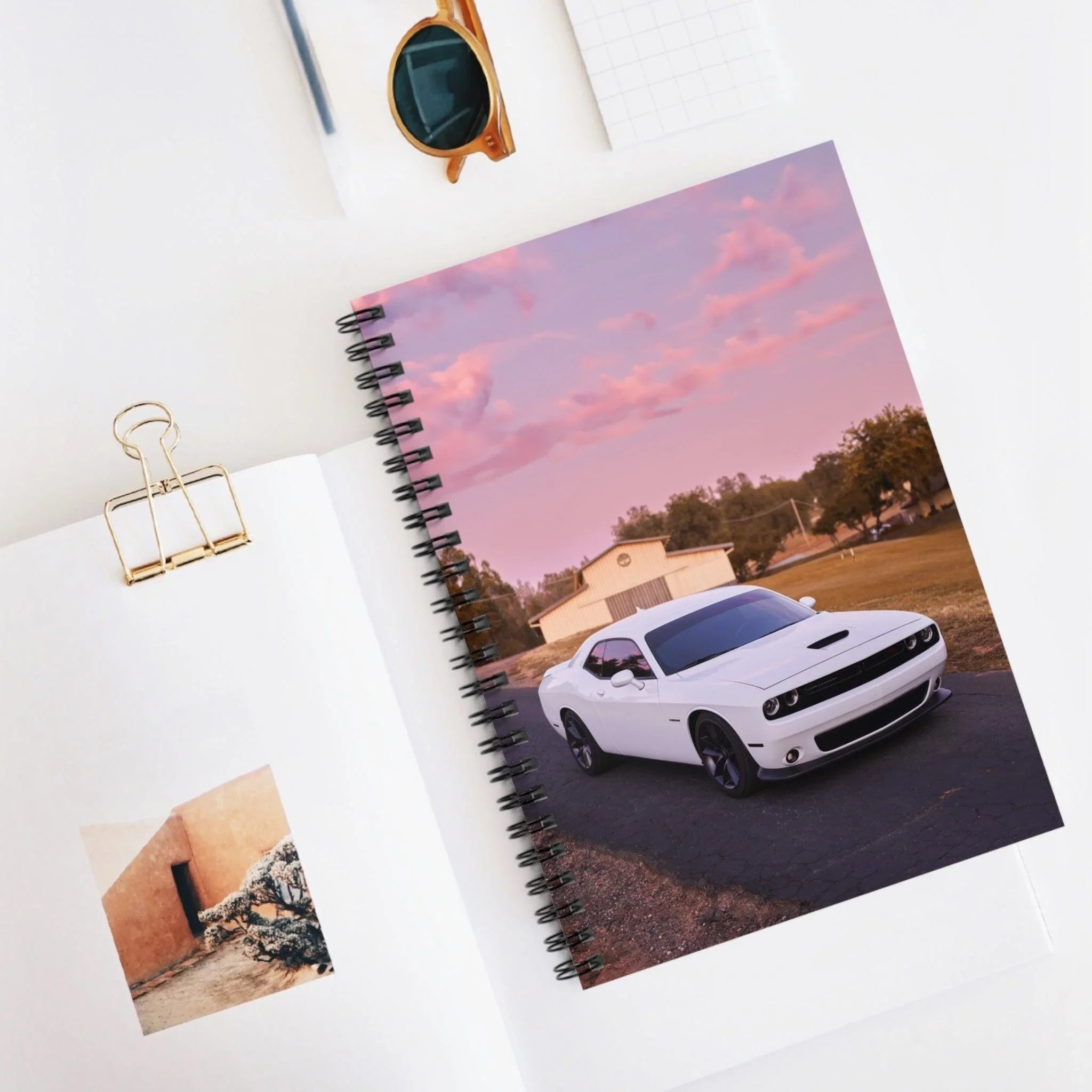 Dodge Challenger Automotive Spiral Notebook #006 - Throttle Designs