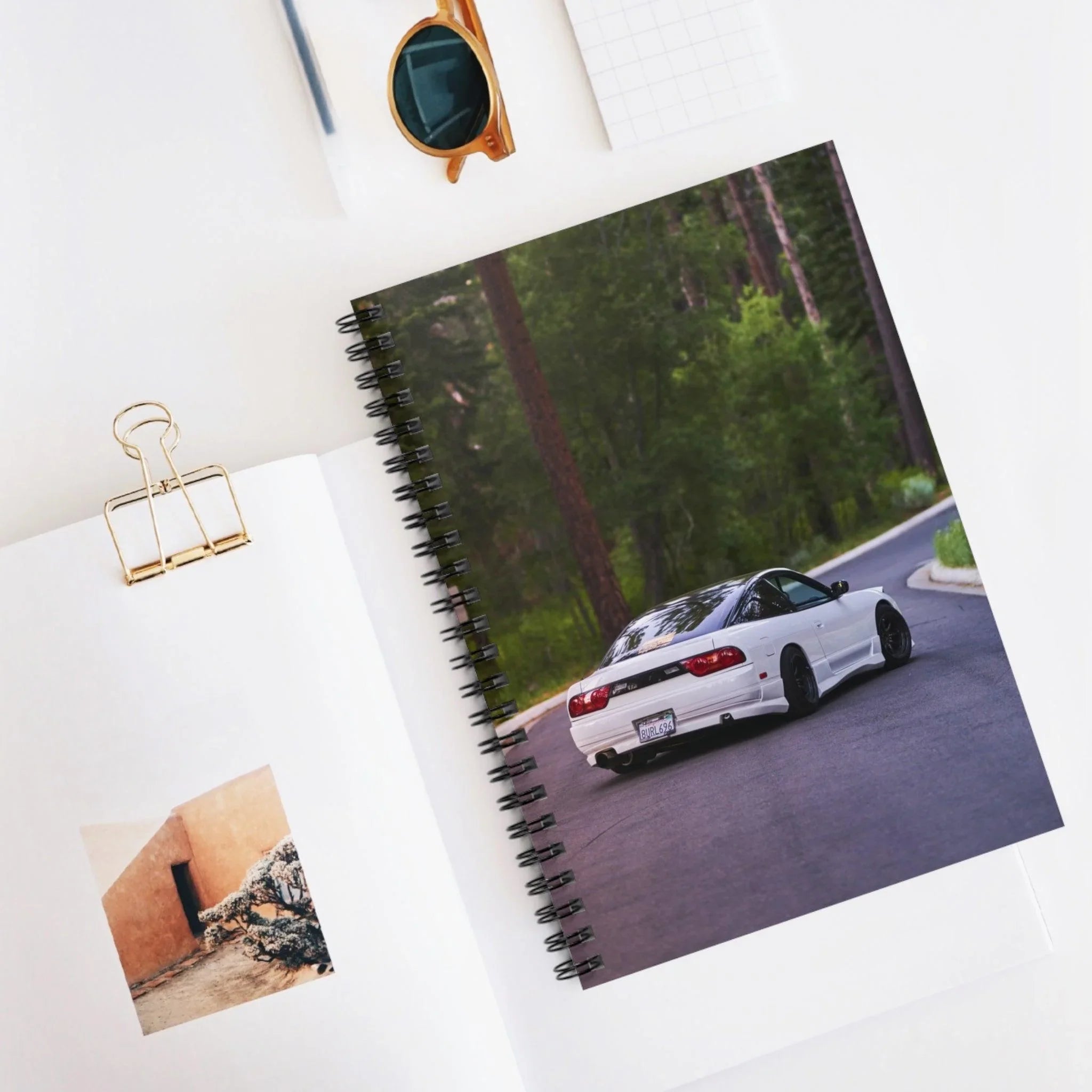 Nissan 240sx S13 Type-X Automotive Spiral Notebook #003 - Throttle Designs