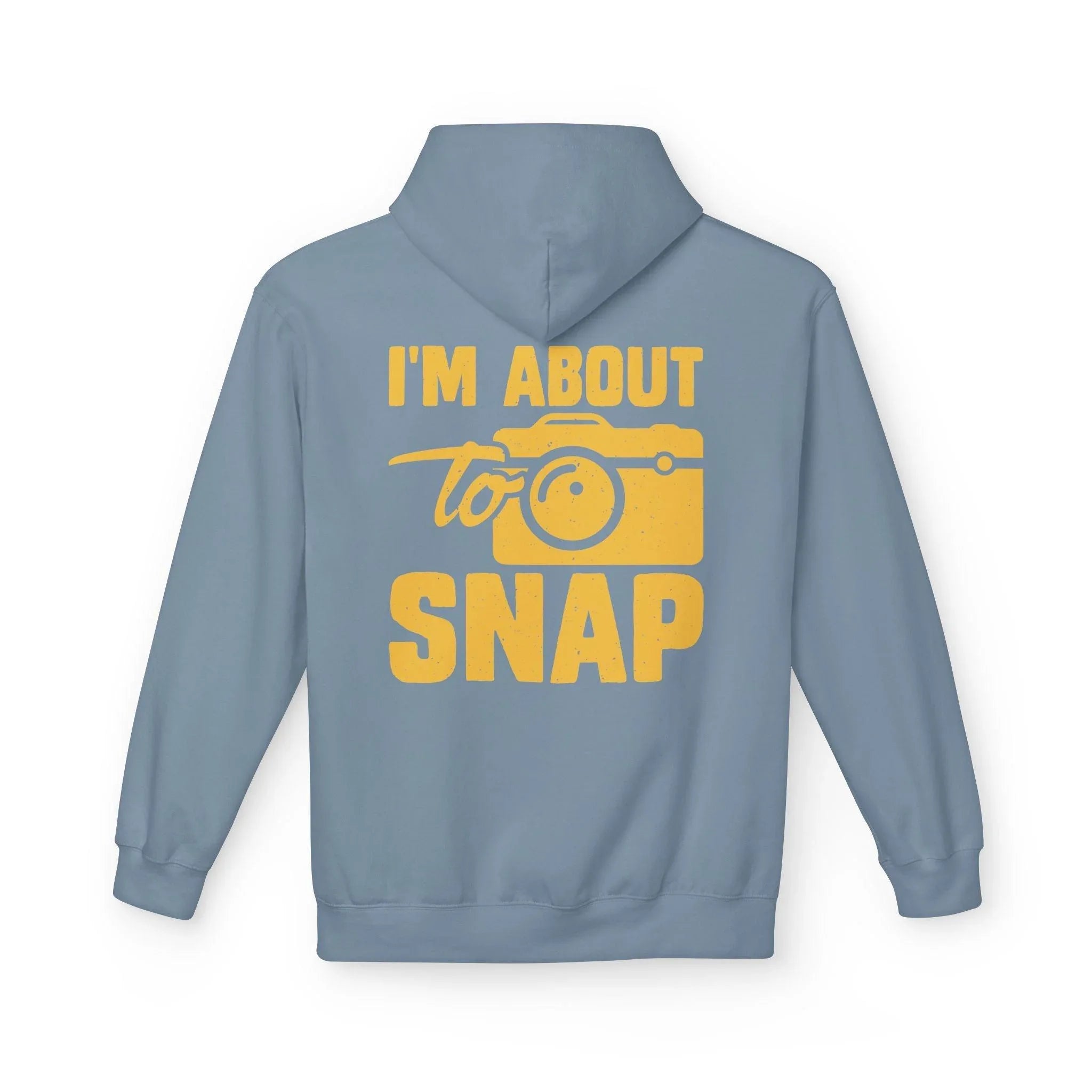 "I'm About to Snap" Exclusive Fleece Hoodie for Passionate Photographers