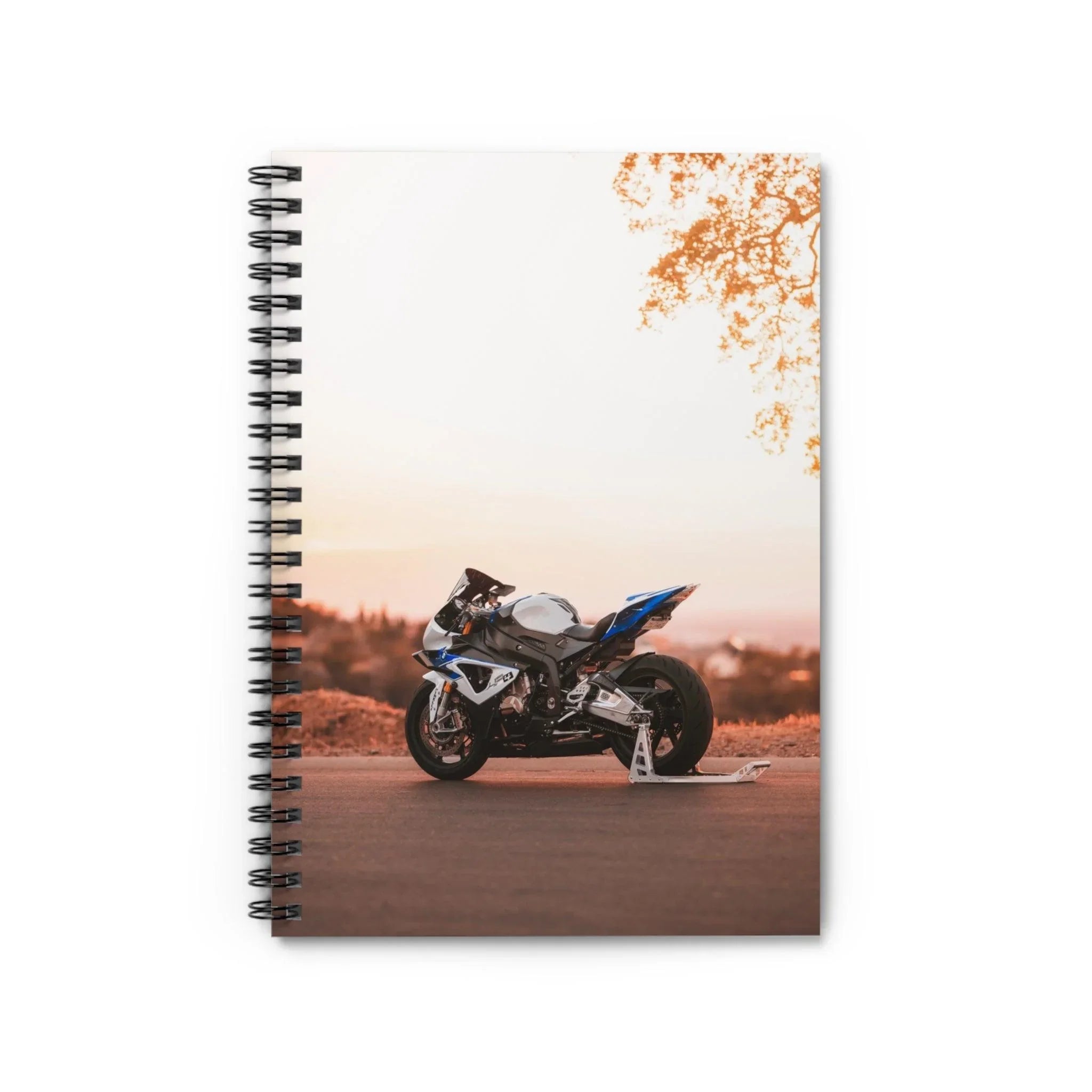 BMW S1000RR HP4 Motorcycle Spiral Notebook #006 - Throttle Designs
