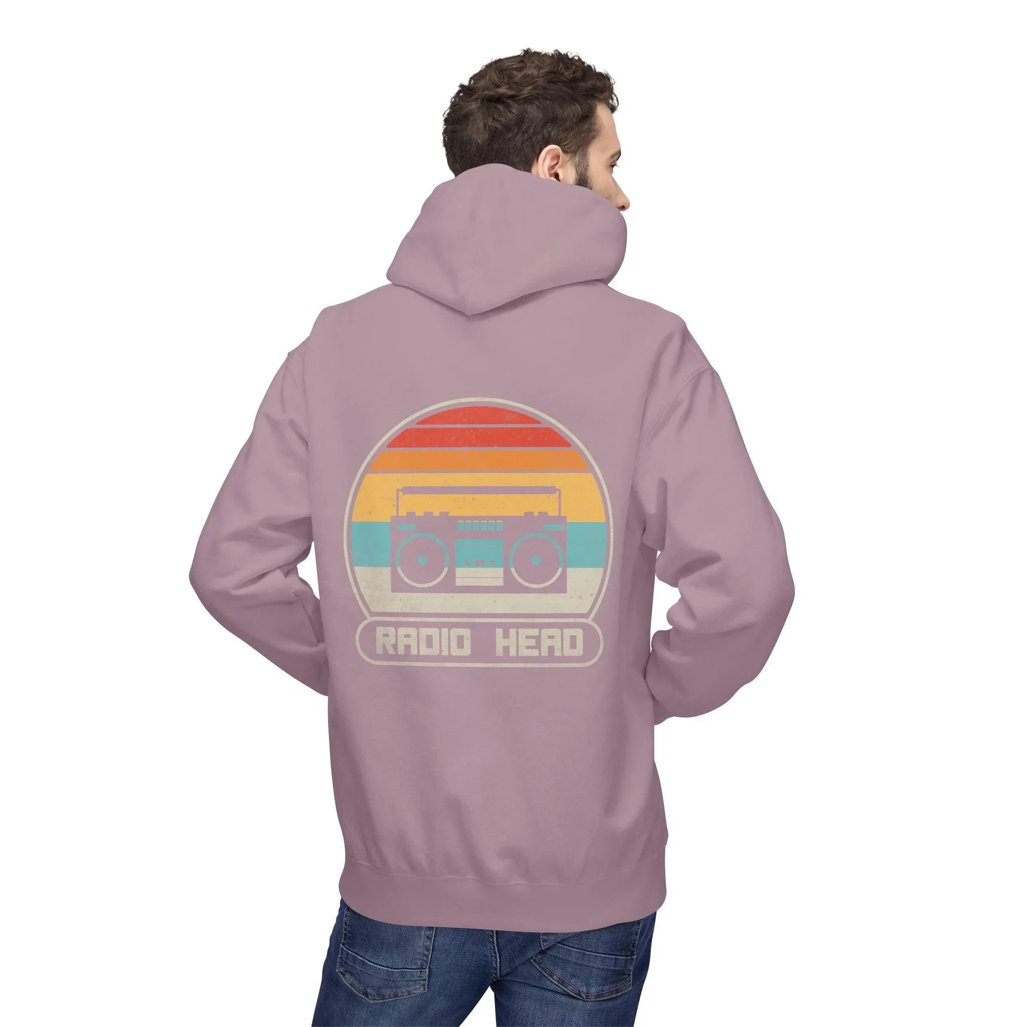 Cozy Vibes Radio Head Fleece Pullover Hoodie