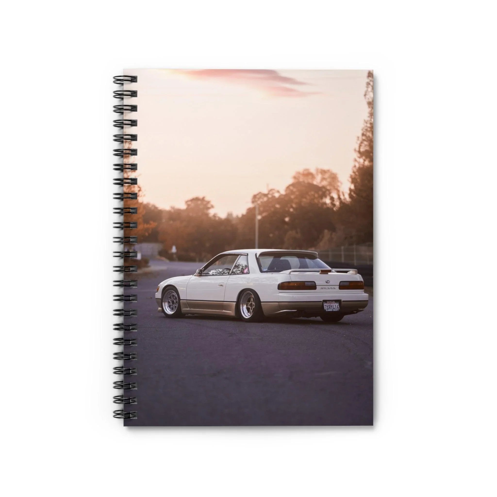 Nissan 240sx S13 Silvia Automotive Spiral Notebook #003 - Throttle Designs