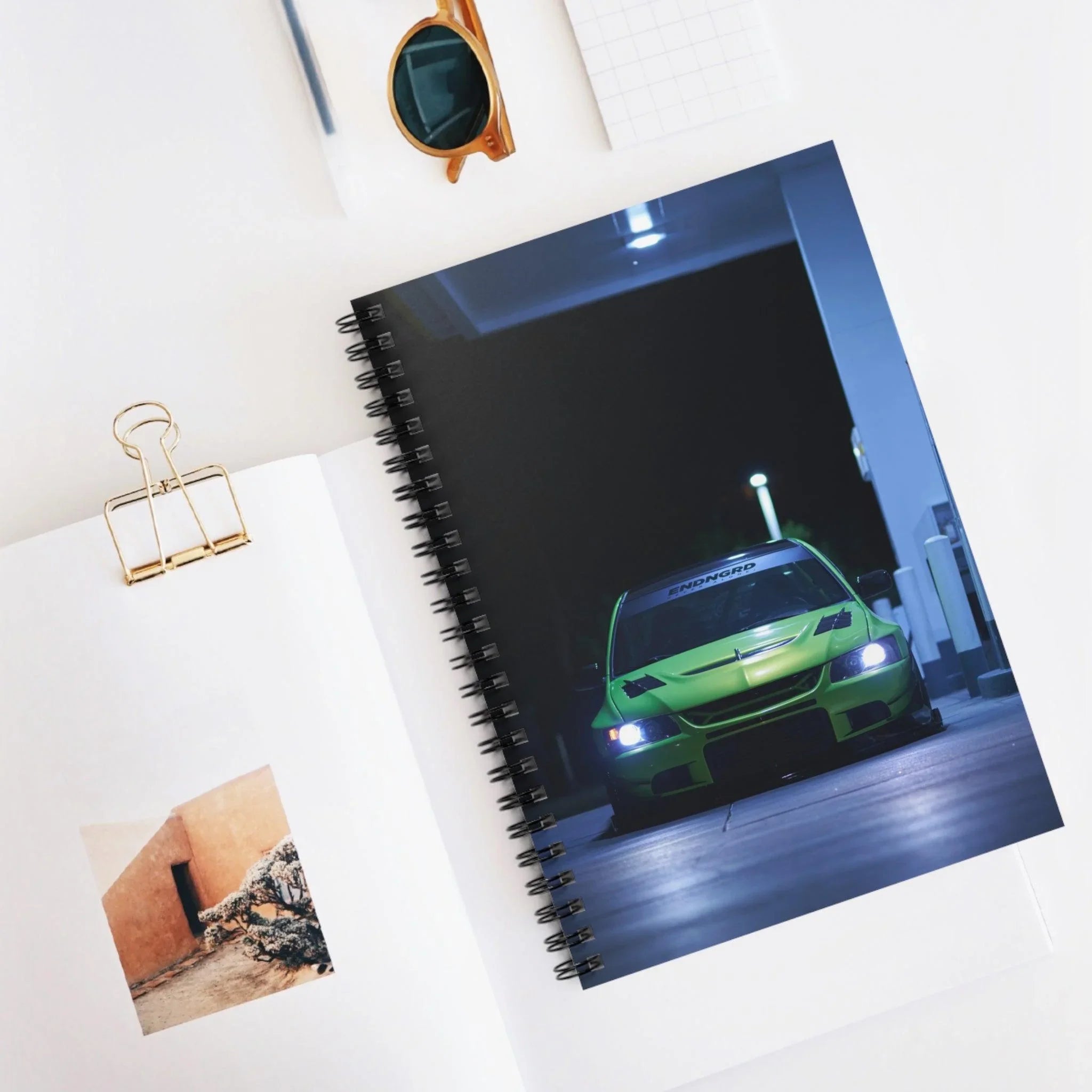 Mitsubishi Evo 9 Automotive Spiral Notebook #006 - Throttle Designs