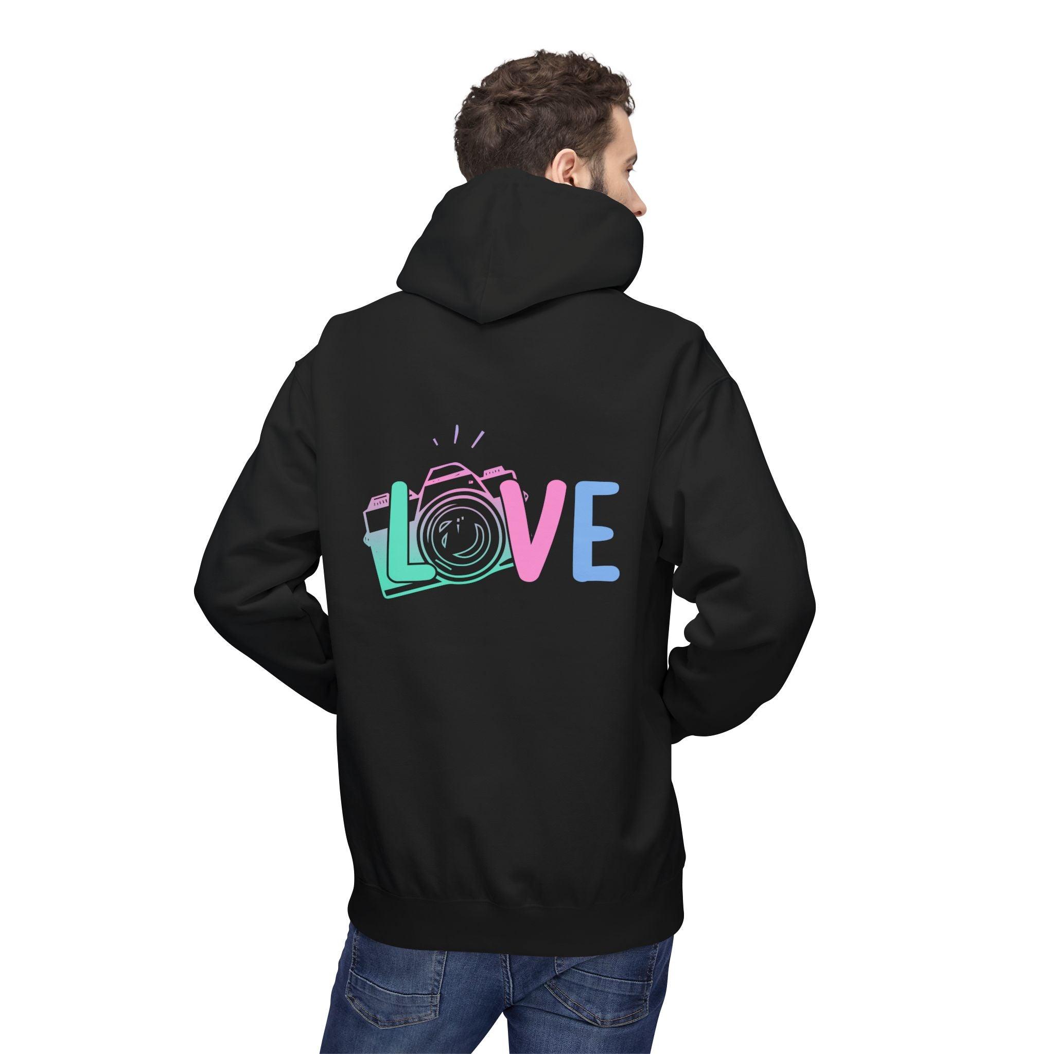 Cozy Love Photography Fleece Hoodie for Stylish Comfort
