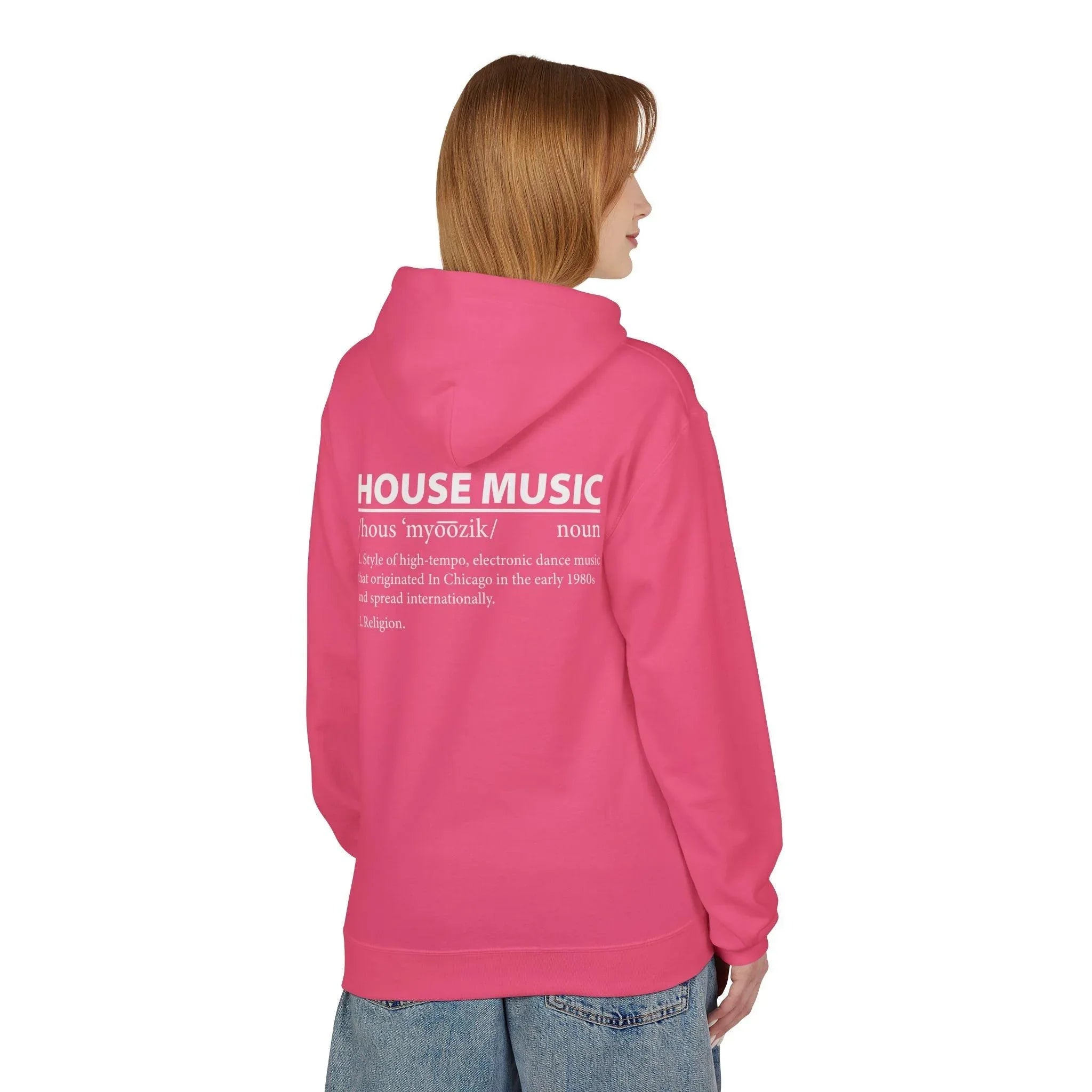 Ultimate House Music Fleece Hoodie for Comfort and Style