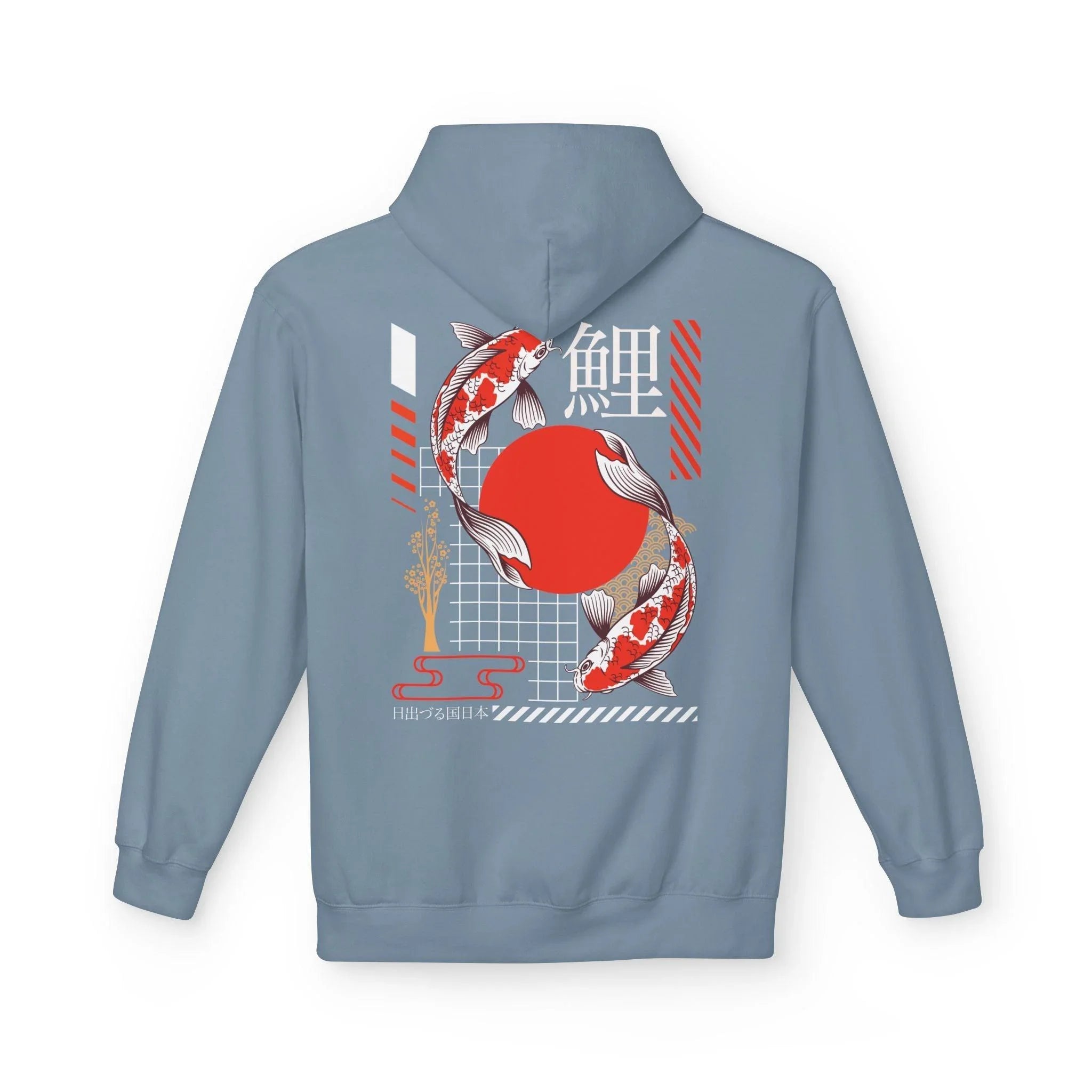Koi Fish Streetwear Fleece Hoodie - Ultimate Comfort Meets Stylish Design
