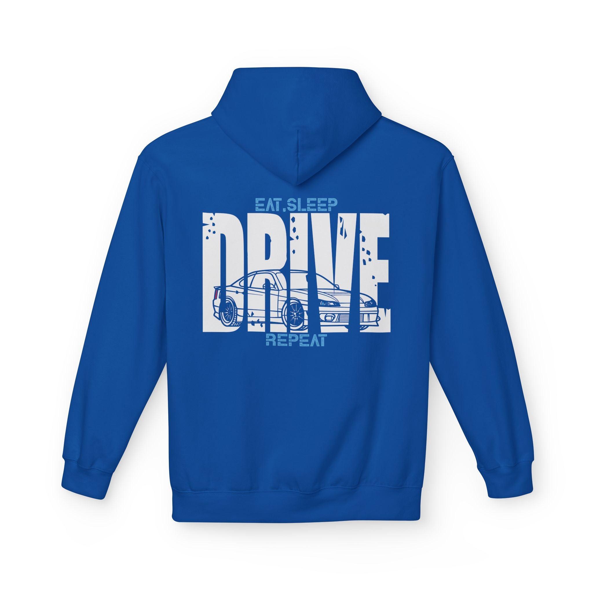 Nissan S15 240sx DRIVE Fleece Hoodie for Car Enthusiasts