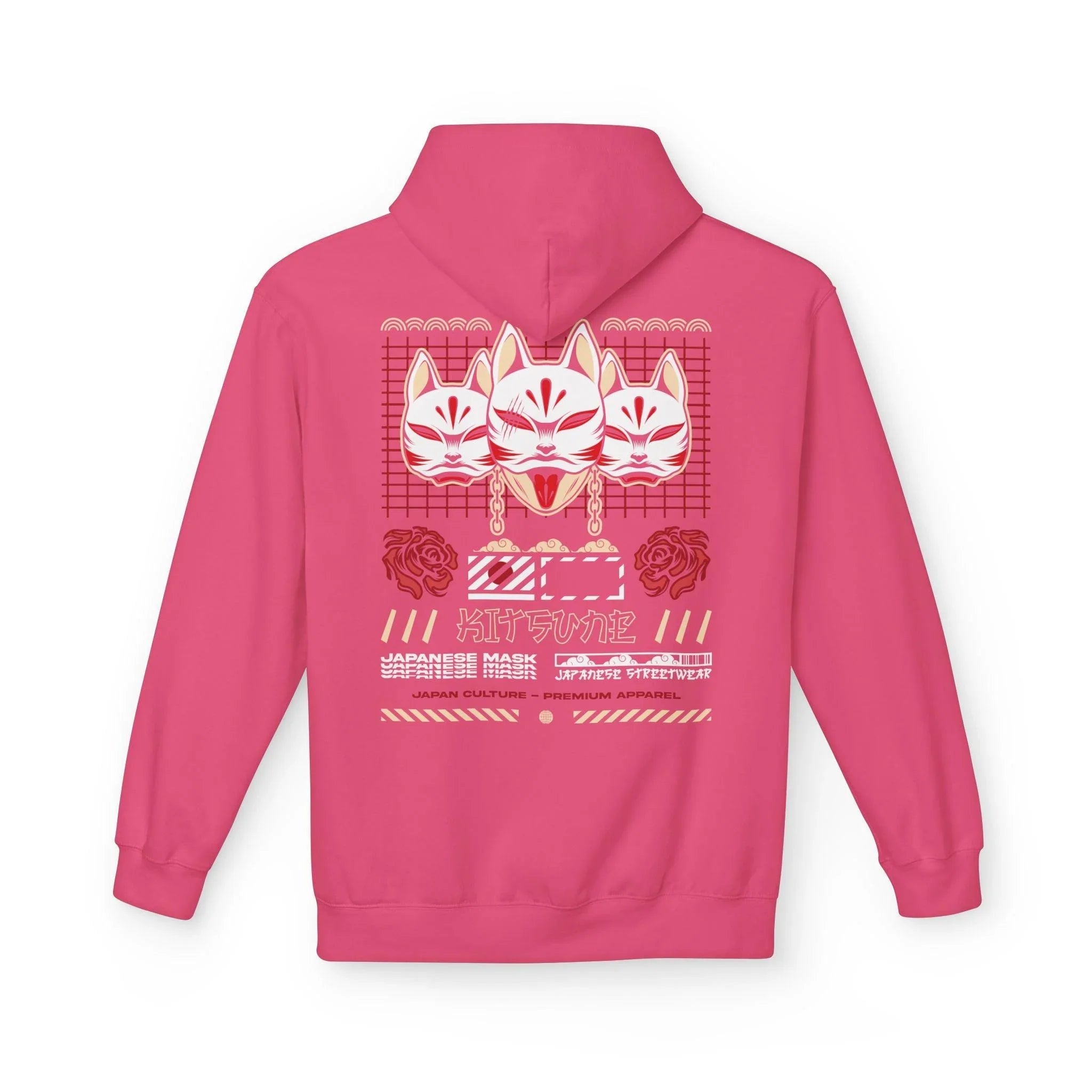 Ultimate Kitsune Japanese Streetwear Fleece Hoodie for Comfort and Style