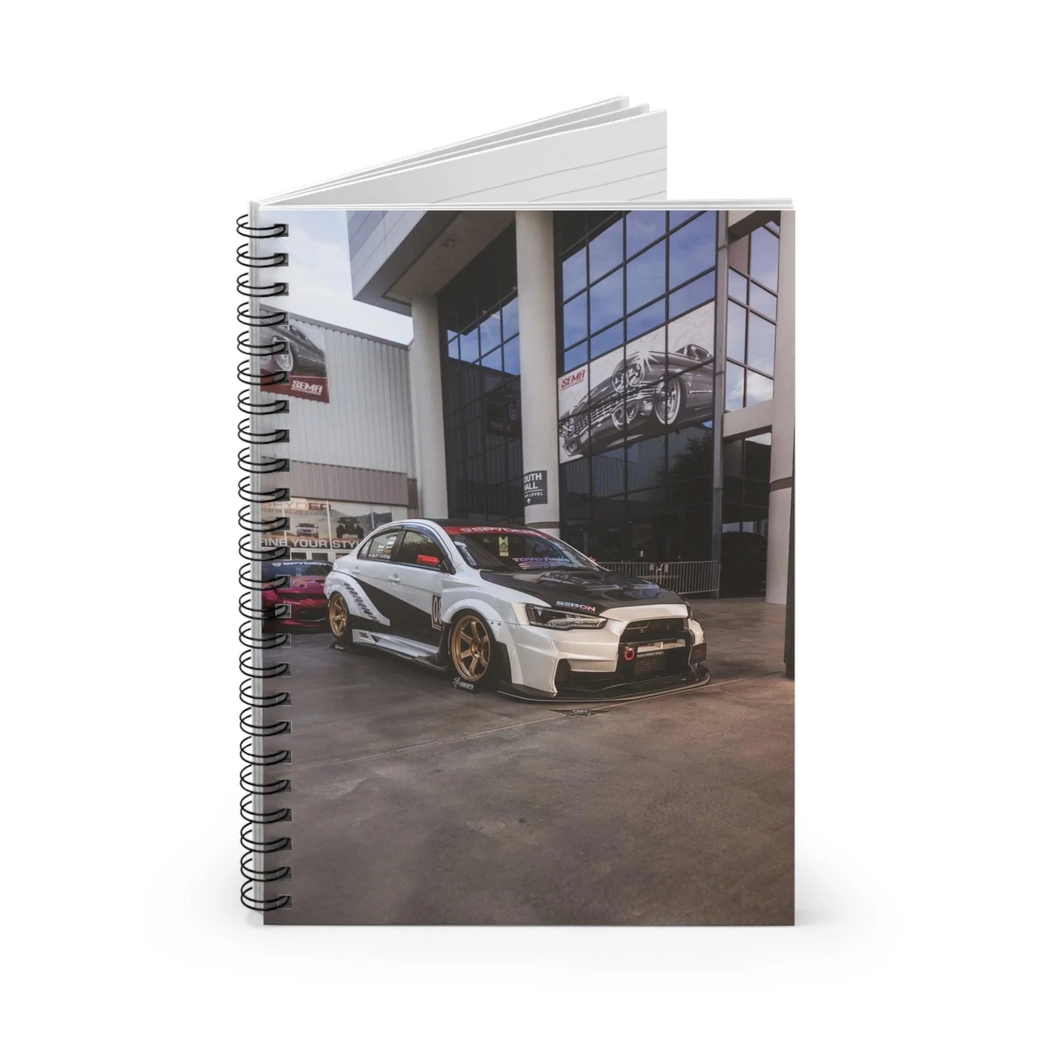 Mitsubishi Evo 10 Automotive Spiral Notebook #006 - Throttle Designs