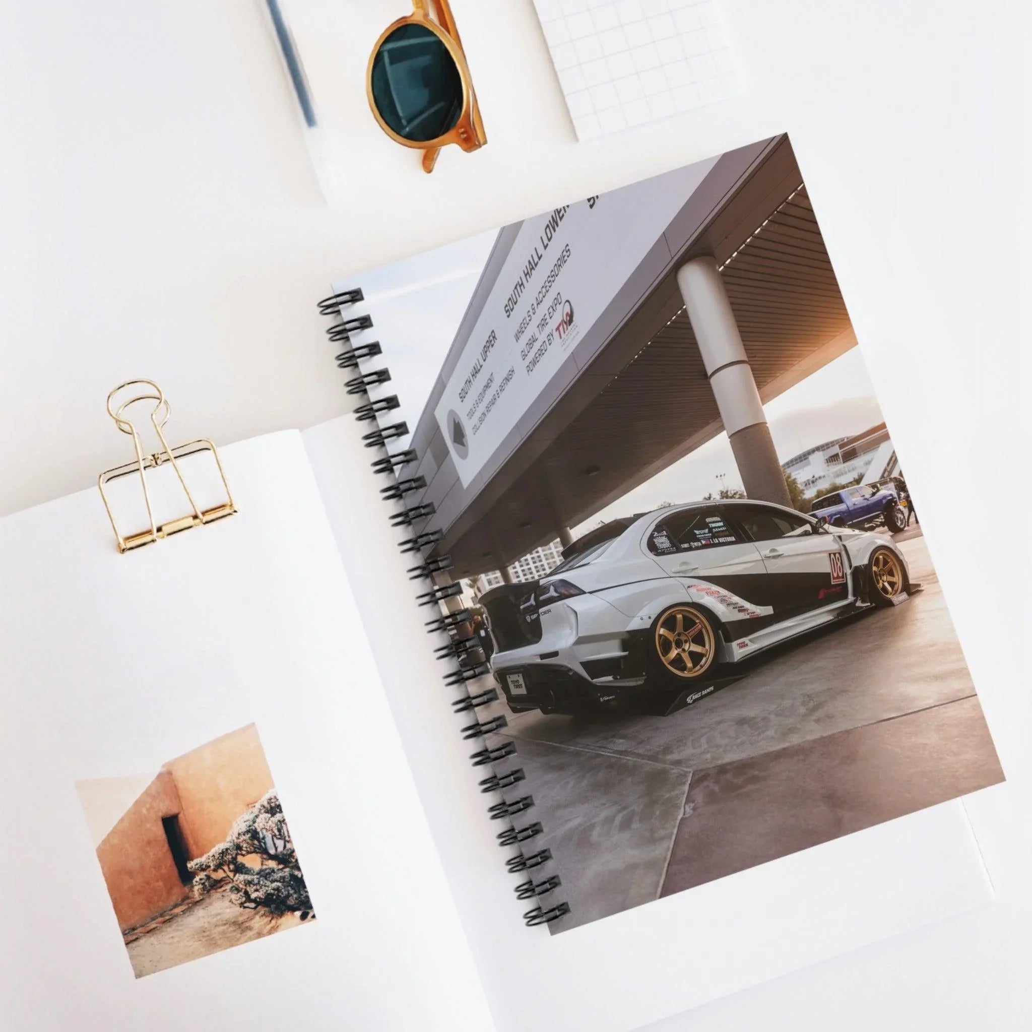 Mitsubishi Evo 10 Automotive Spiral Notebook #007 - Throttle Designs