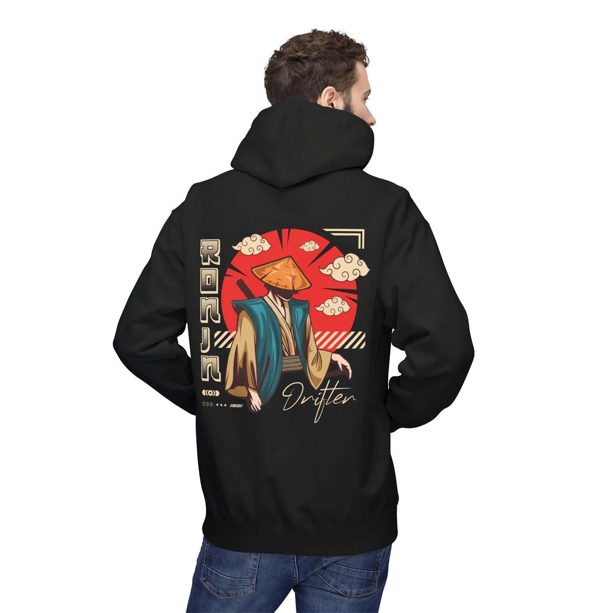 Ultimate Ronin Drifter Japanese Streetwear Fleece Hoodie for Trendsetters
