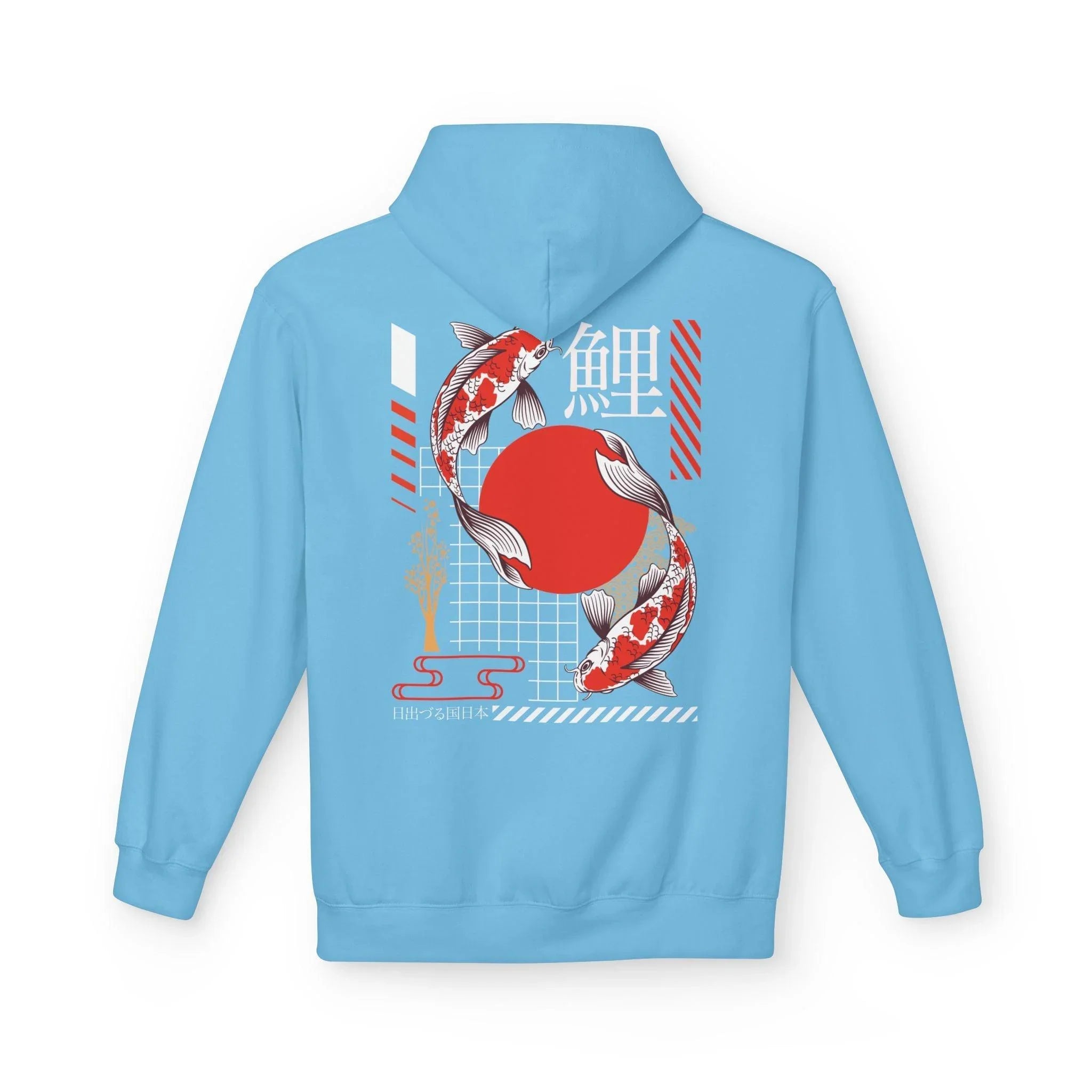 Koi Fish Streetwear Fleece Hoodie - Ultimate Comfort Meets Stylish Design