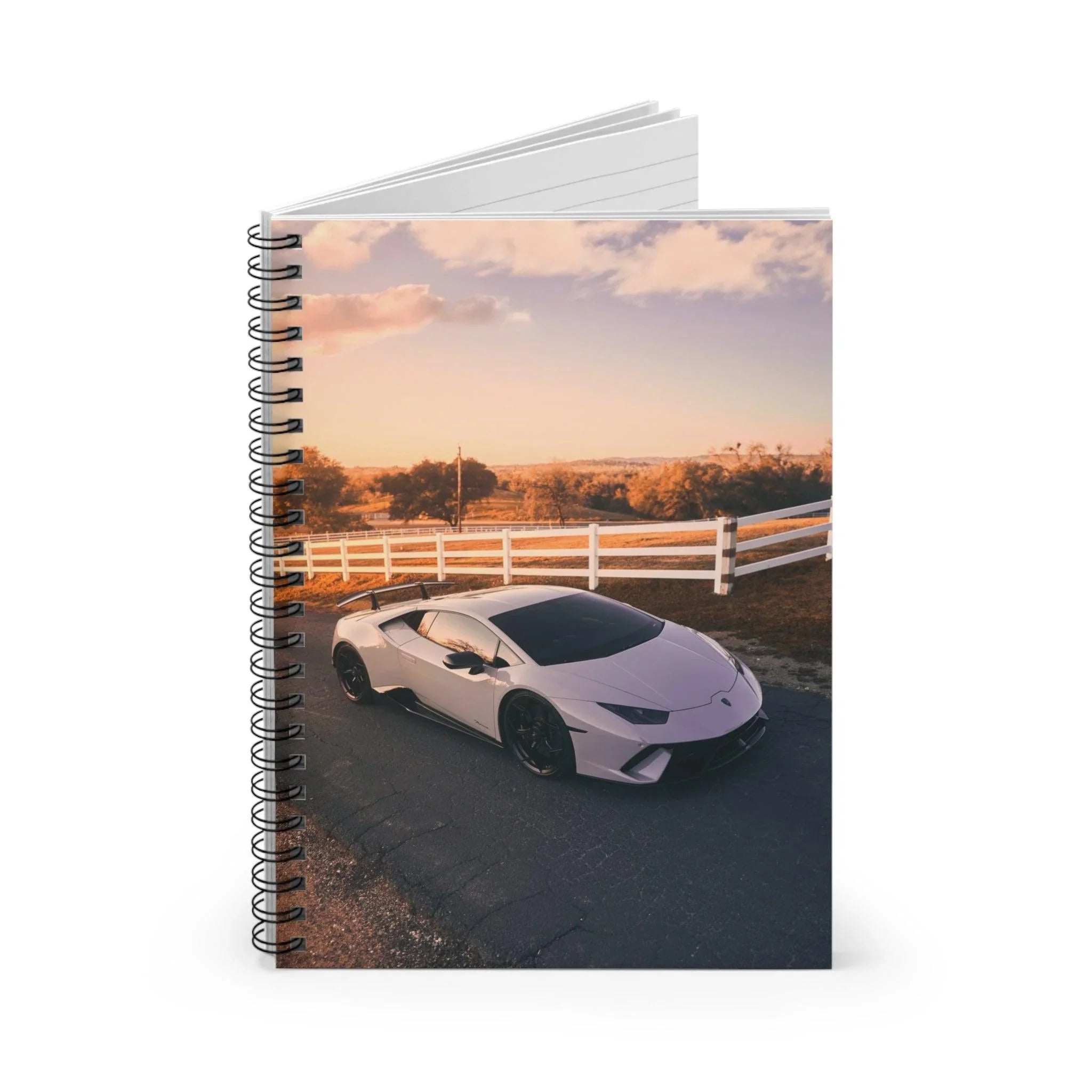 Lamborghini Huracan Automotive Spiral Notebook #039 - Throttle Designs