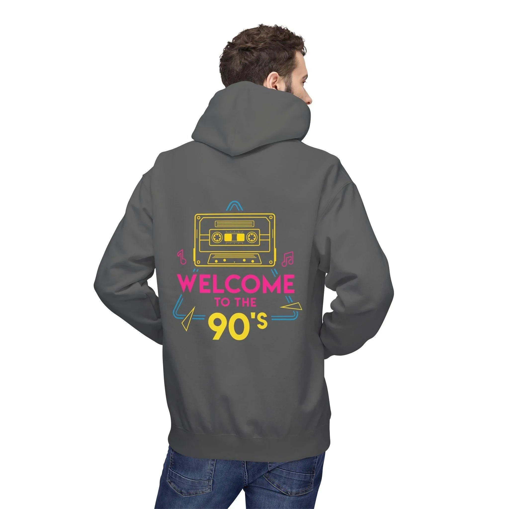 Nostalgic 90's Vibes Premium Fleece Hoodie for Ultimate Comfort