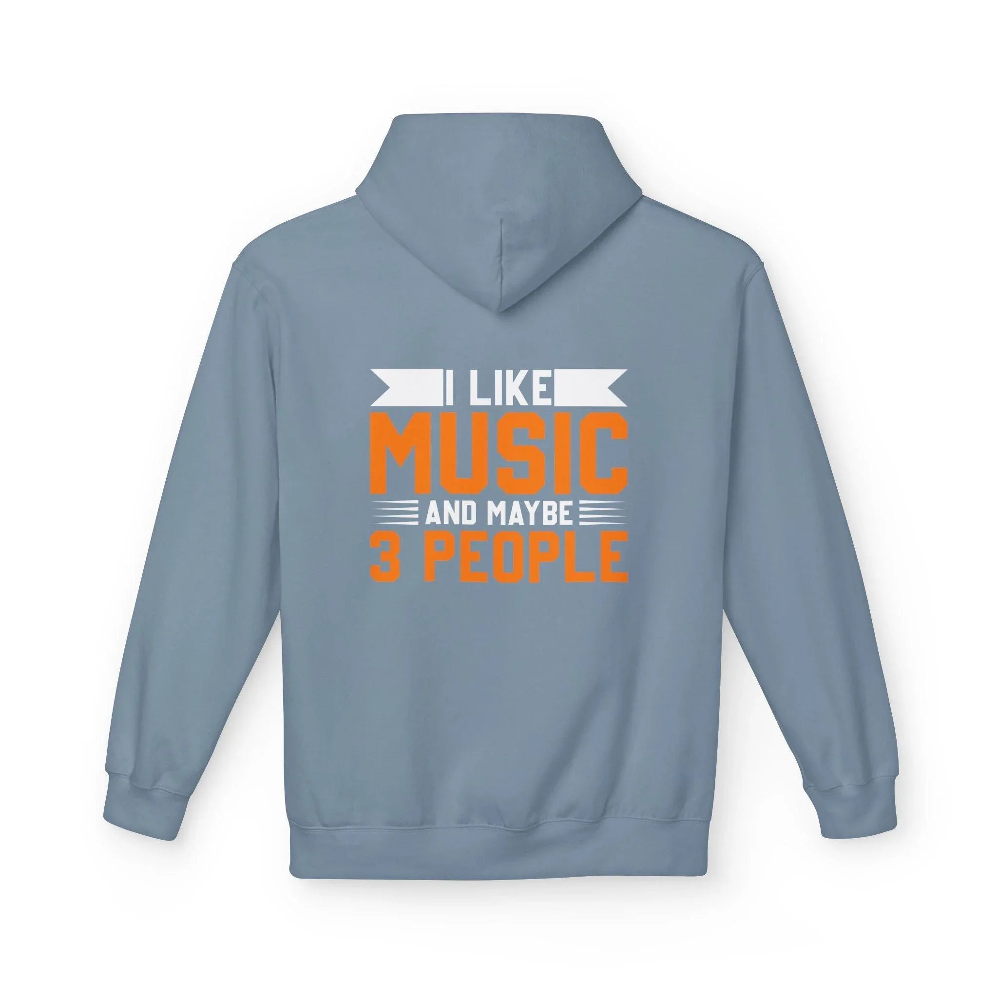 Cozy Up with the "I Love Music & My 3 People" Fleece Hoodie