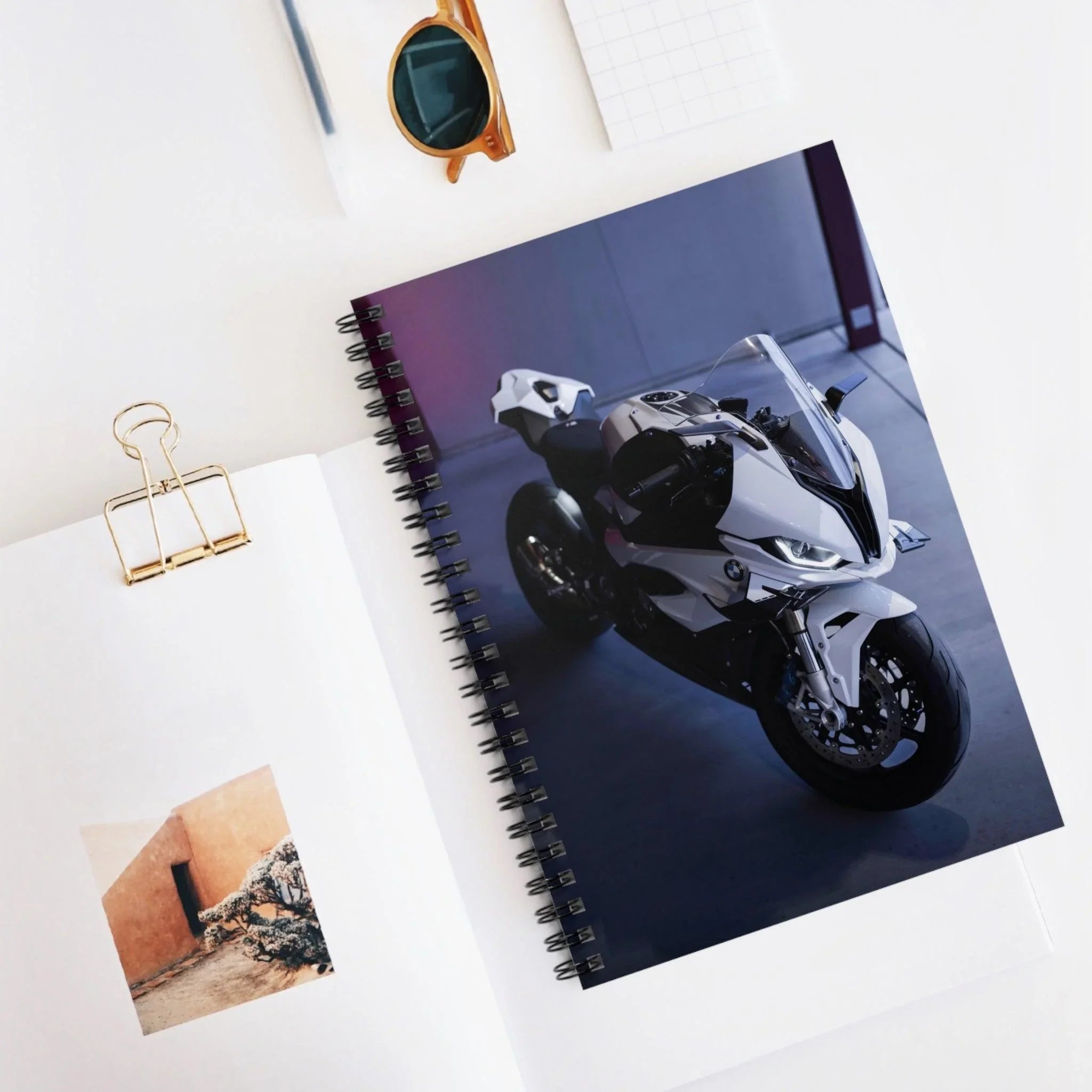 BMW S1000RR Motorcycle Spiral Notebook #052 - Throttle Designs