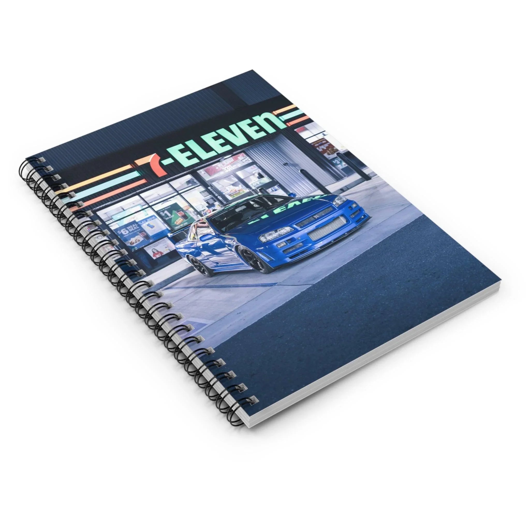 Nissan GTR R34 Automotive Spiral Notebook #005 - Throttle Designs