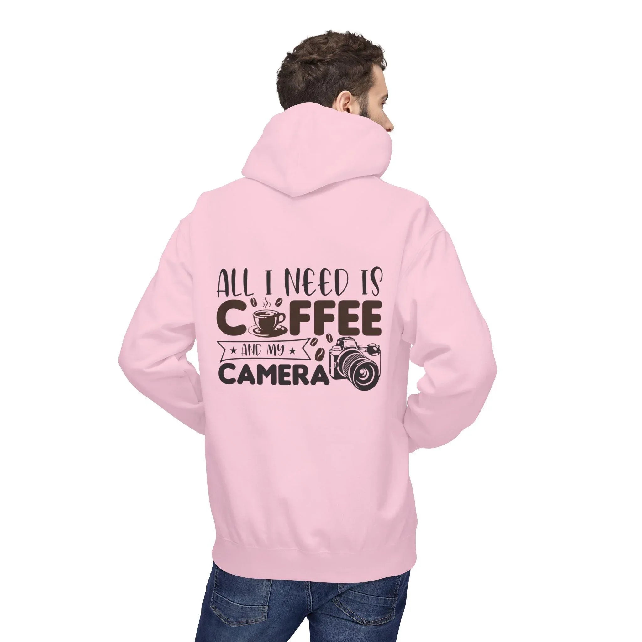 Cozy Photographer's Coffee Fleece Hoodie for Style and Comfort