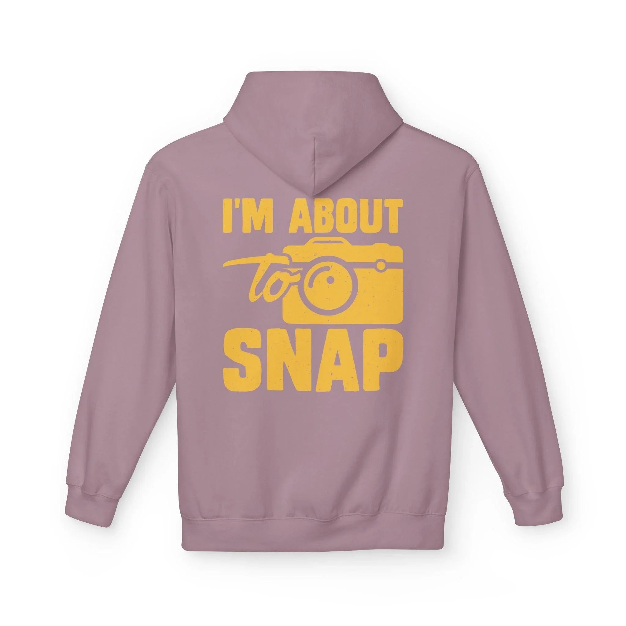 "I'm About to Snap" Exclusive Fleece Hoodie for Passionate Photographers