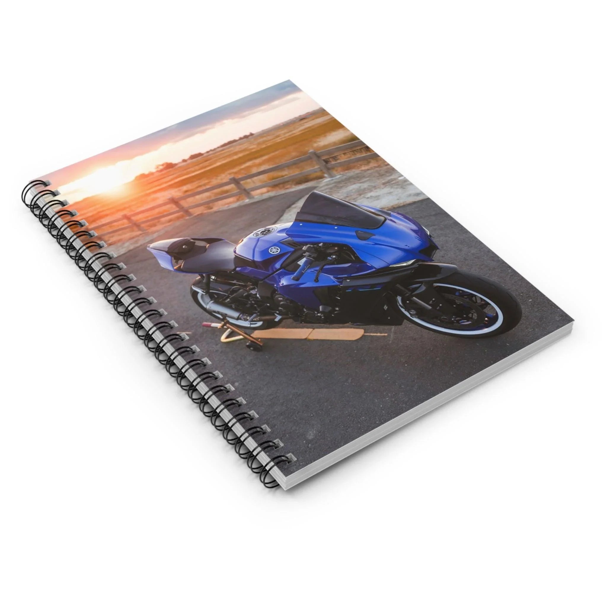 Yamaha R1 Motorcycle Spiral Notebook #004 - Throttle Designs