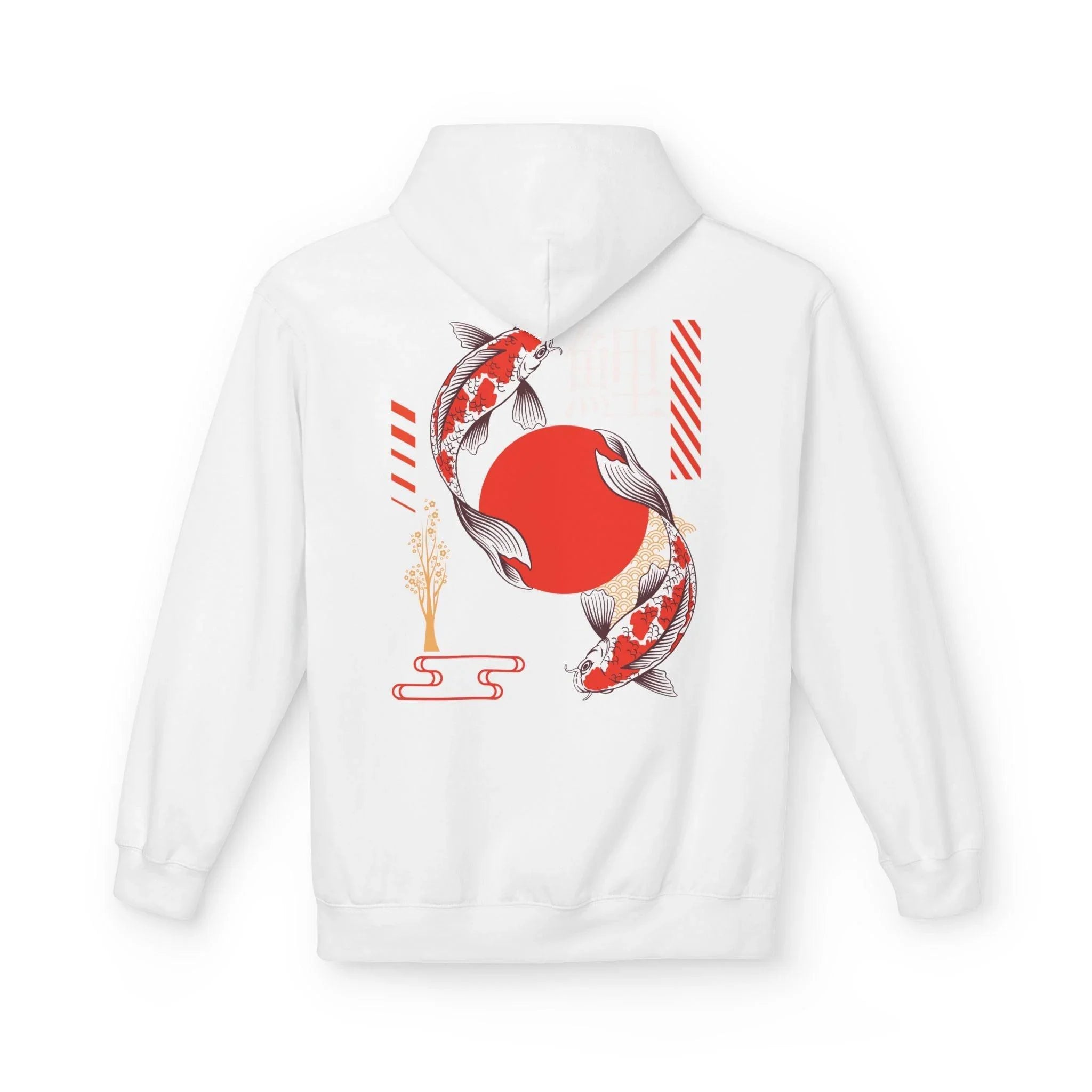 Koi Fish Streetwear Fleece Hoodie - Ultimate Comfort Meets Stylish Design