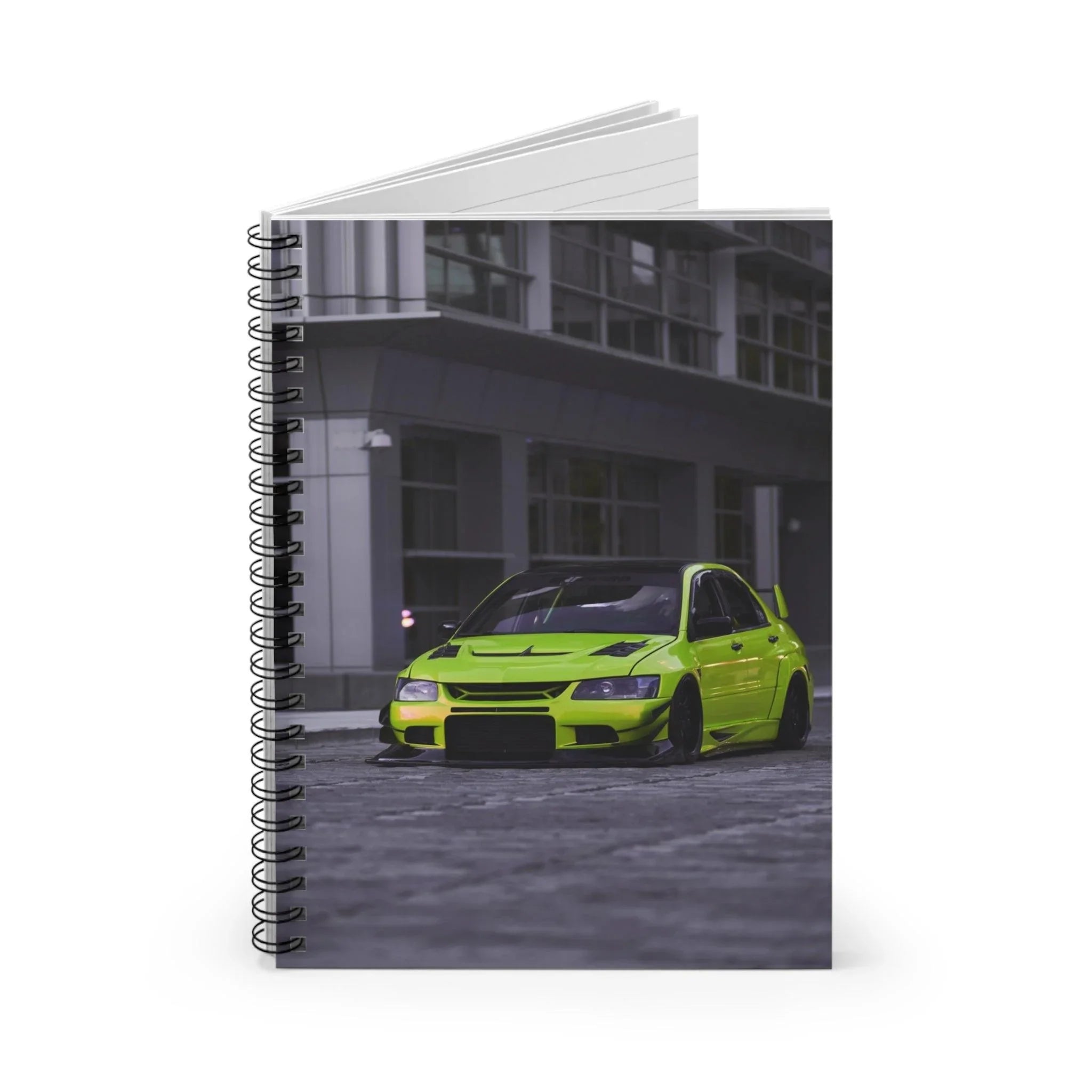 Mitsubishi Evo 9 Automotive Spiral Notebook #003 - Throttle Designs