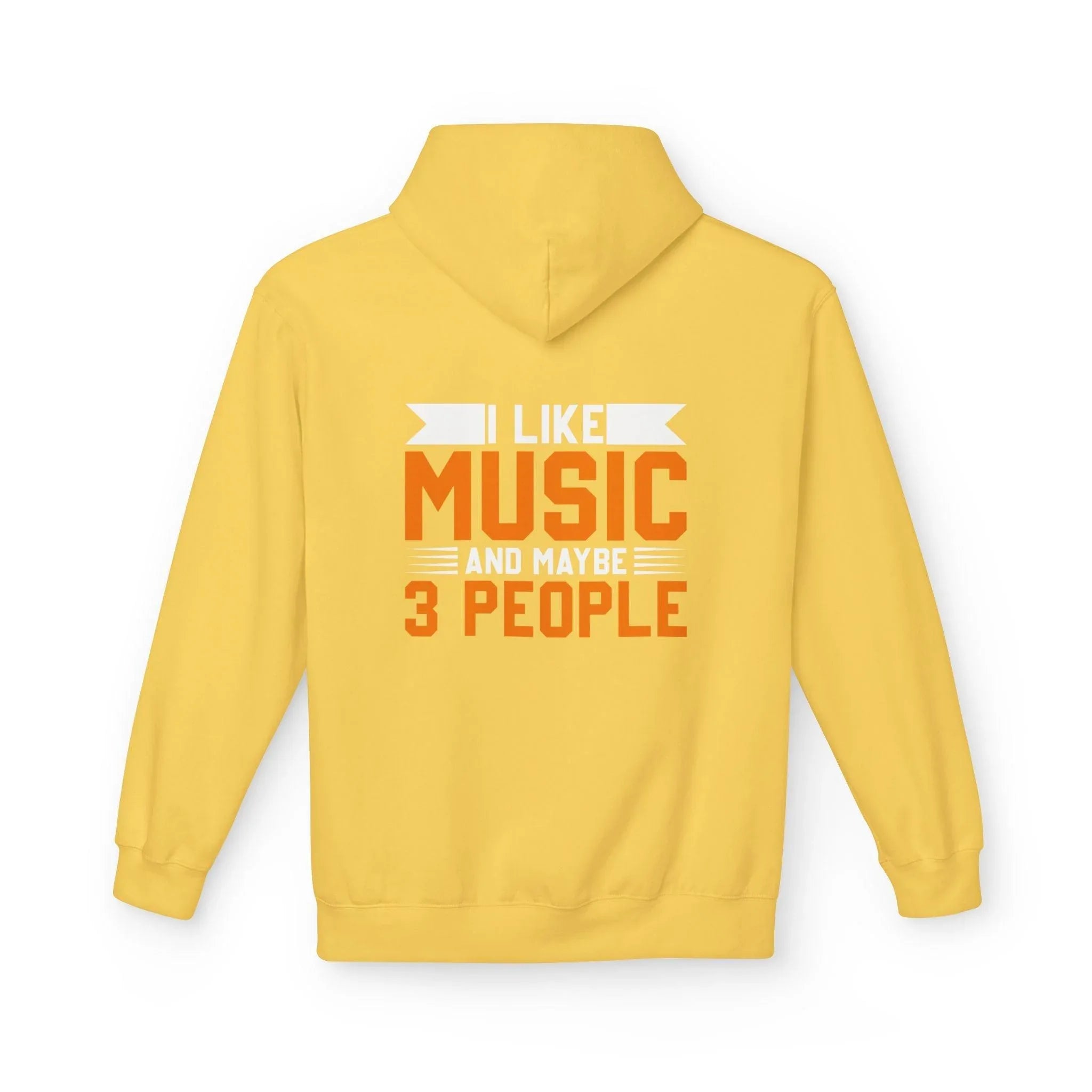Cozy Up with the "I Love Music & My 3 People" Fleece Hoodie