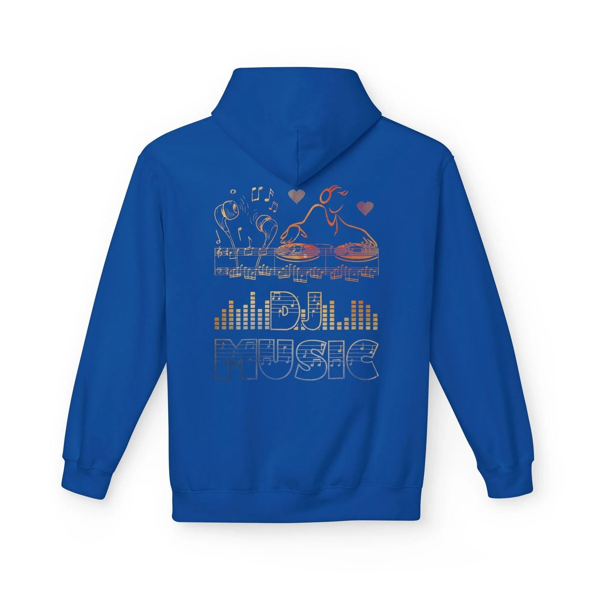 Ultimate DJ Music Lover's Fleece Hoodie: Comfort Meets Style