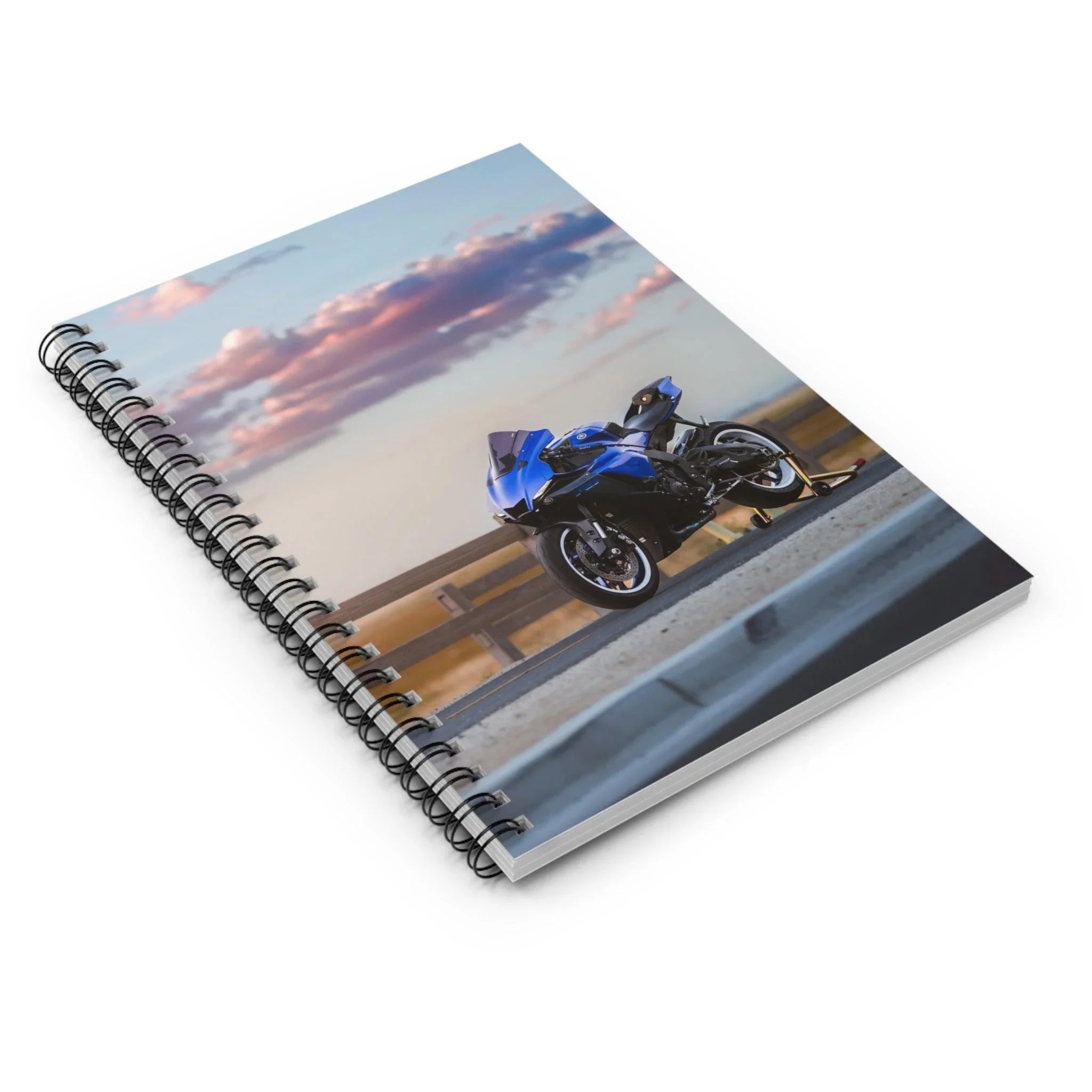 Yamaha R1 Motorcycle Spiral Notebook #013 - Throttle Designs