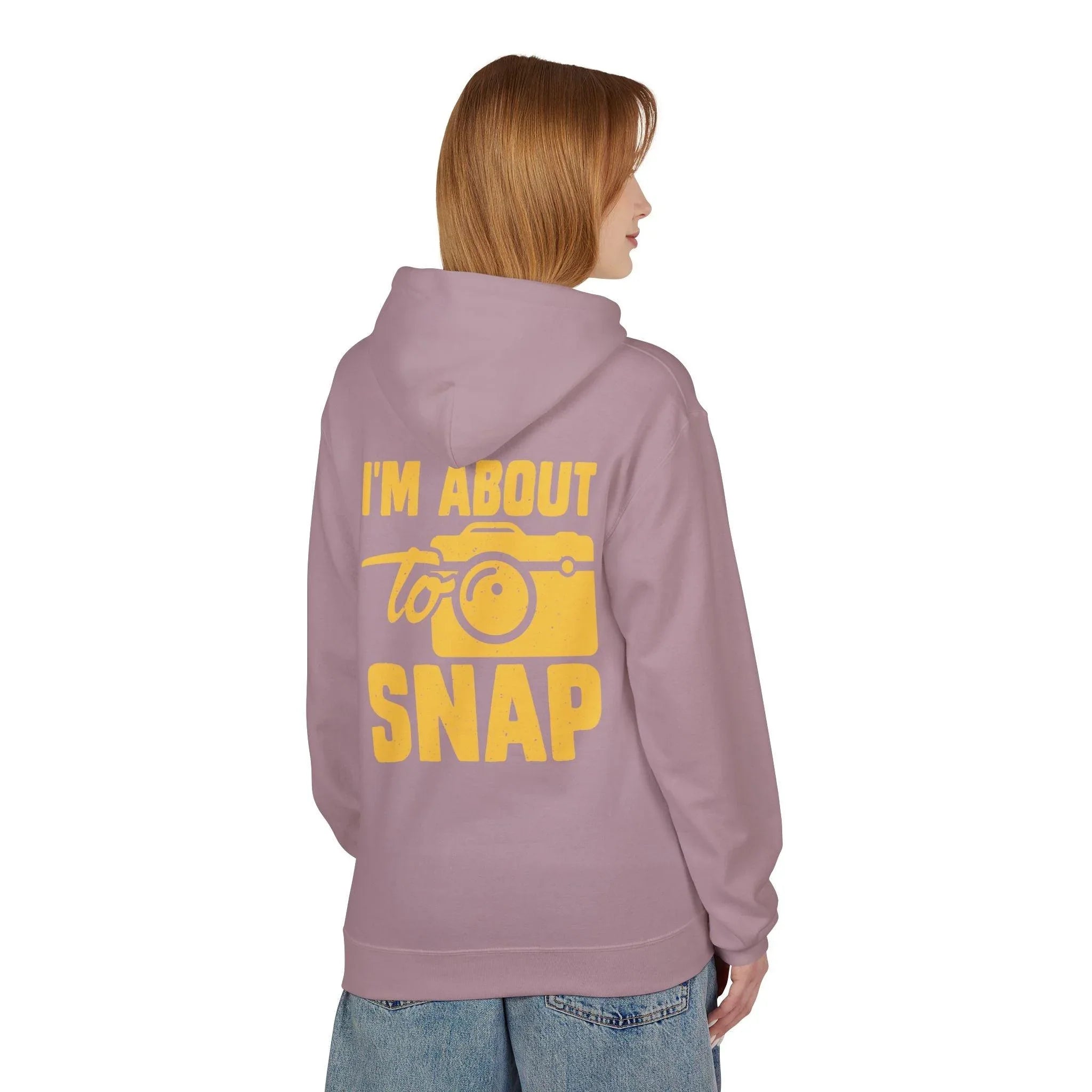 "I'm About to Snap" Exclusive Fleece Hoodie for Passionate Photographers