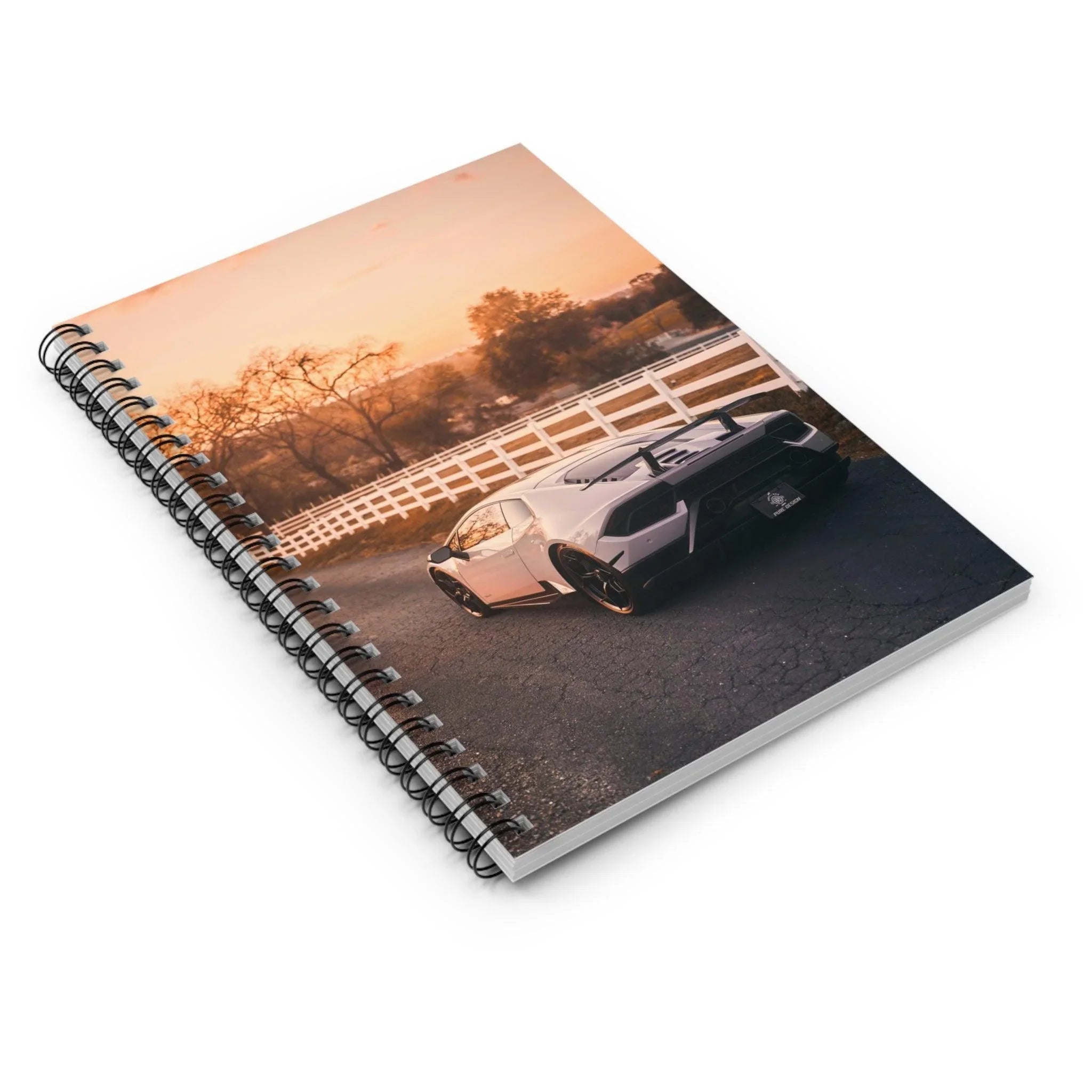 Lamborghini Huracan Automotive Spiral Notebook #042 - Throttle Designs