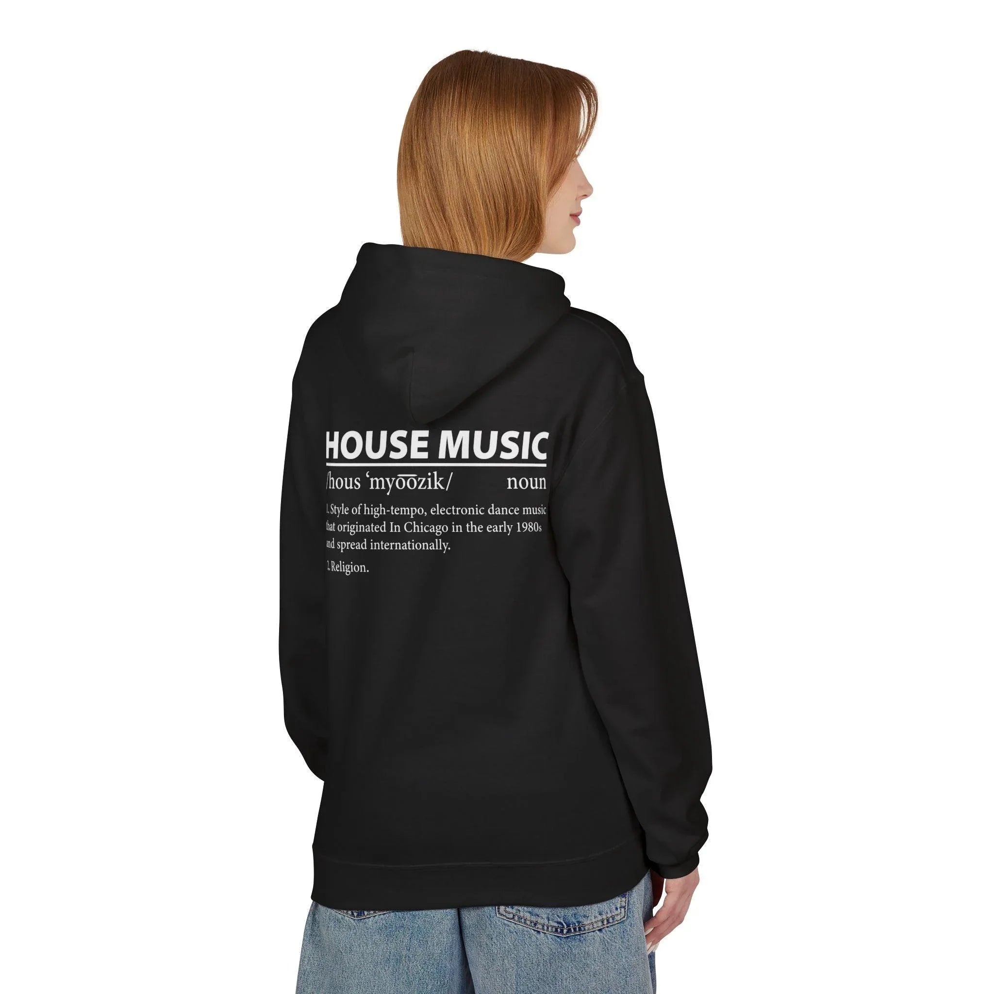 Ultimate House Music Fleece Hoodie for Comfort and Style
