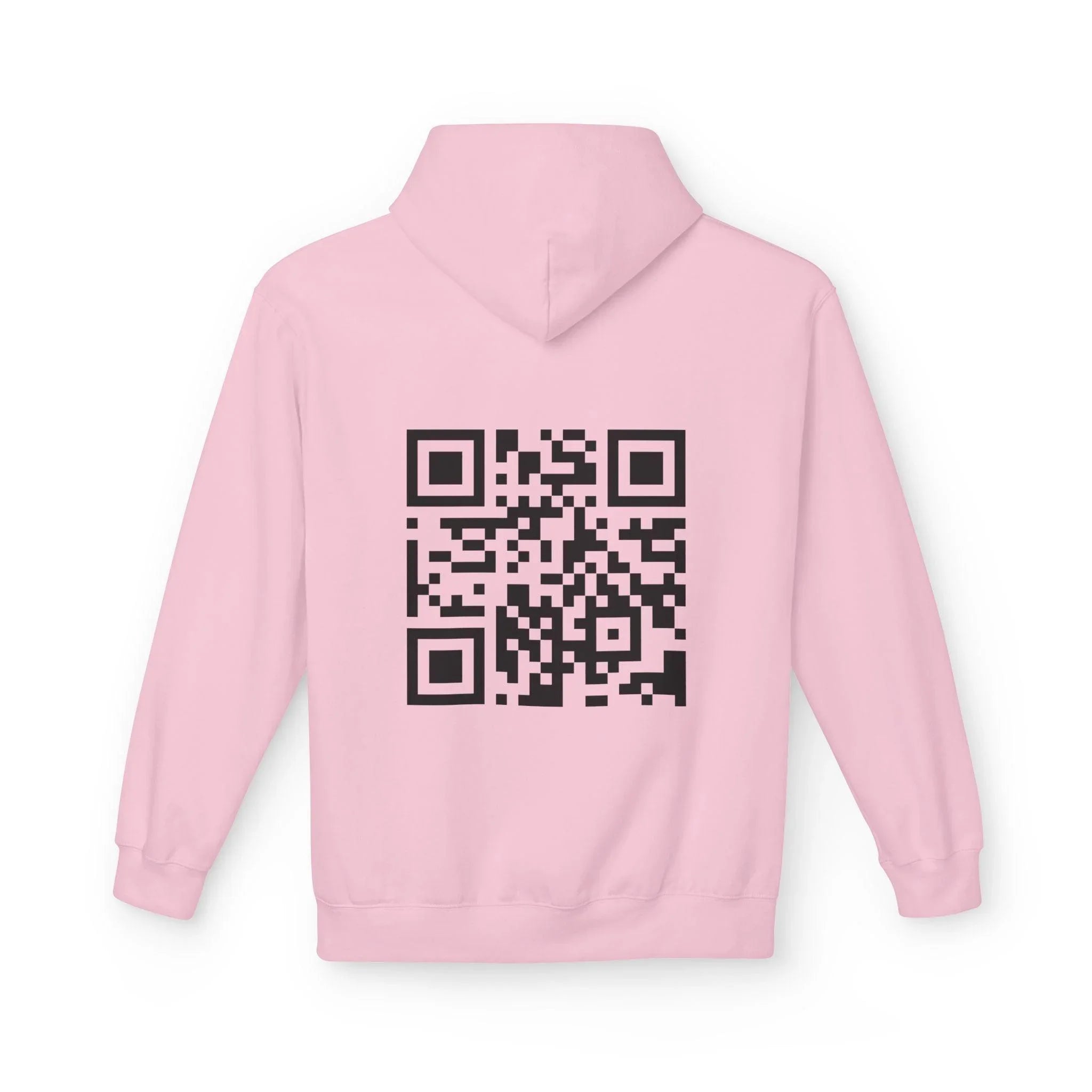 "Your Car Is Slow" QR Code Hoodie - Humor for Car Lovers & Bikers