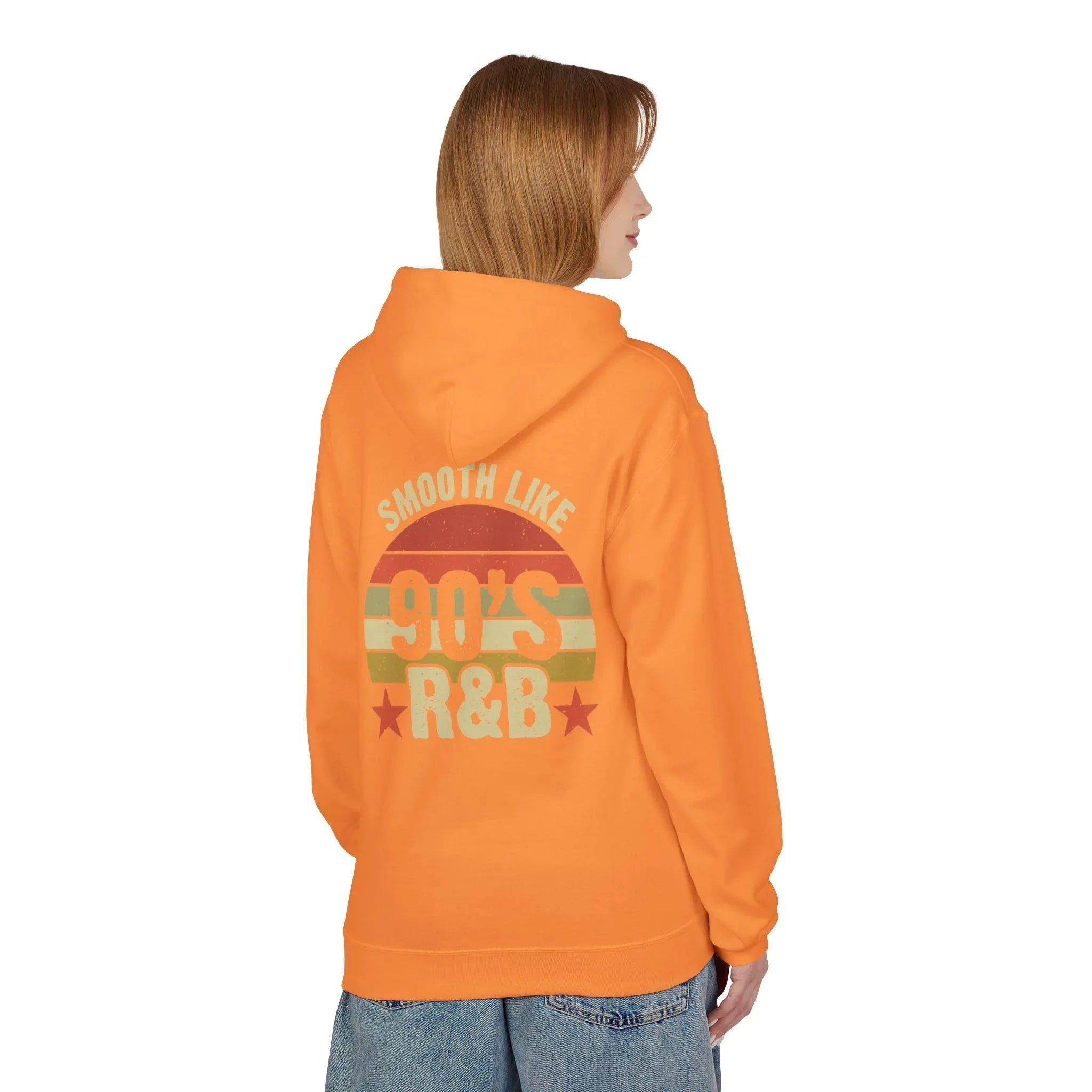 Retro Vibes Fleece Hoodie - Embrace the Comfort of 90's R&B Style