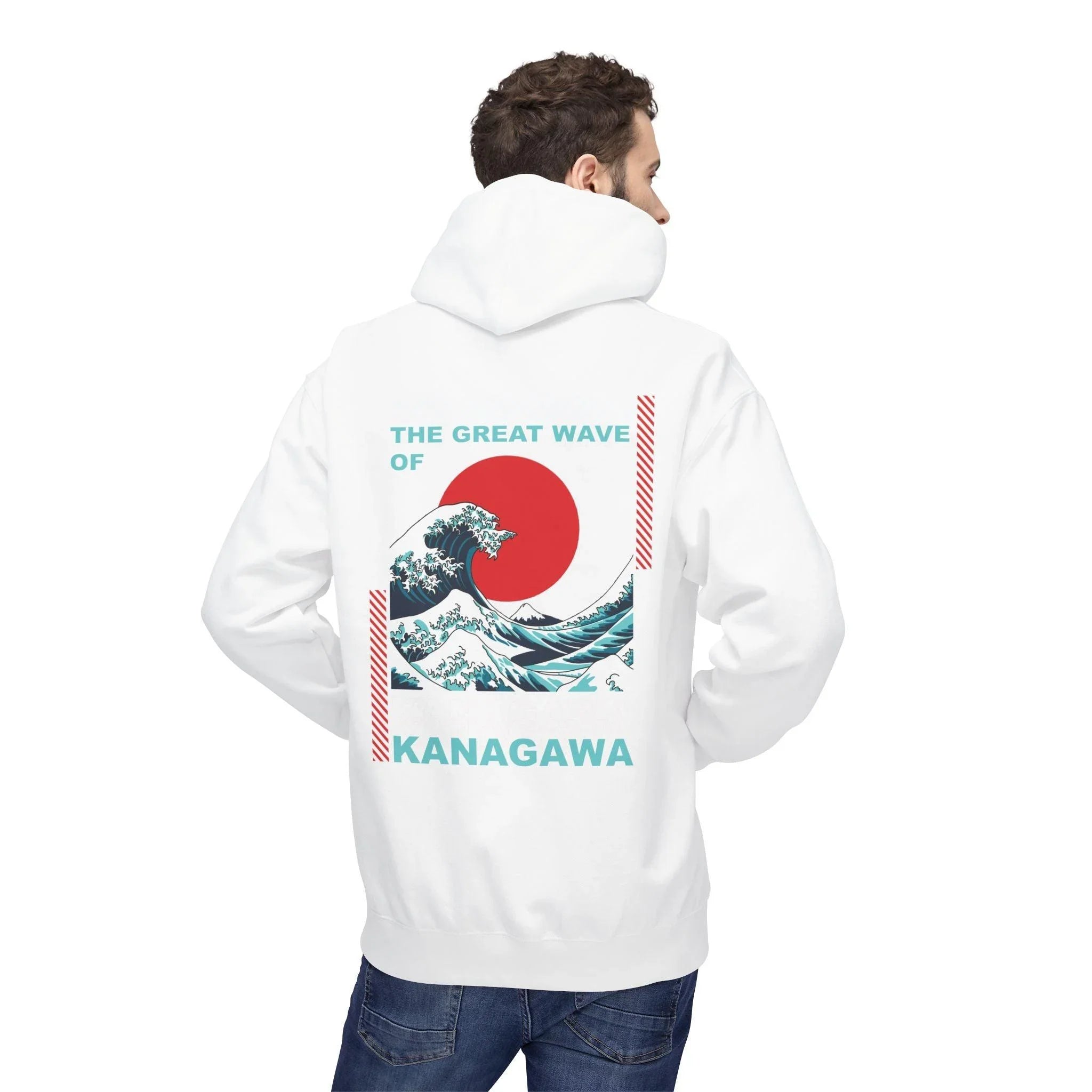 Ultimate Kanagawa Wave Fleece Hoodie: Stylish Japanese Streetwear Comfort
