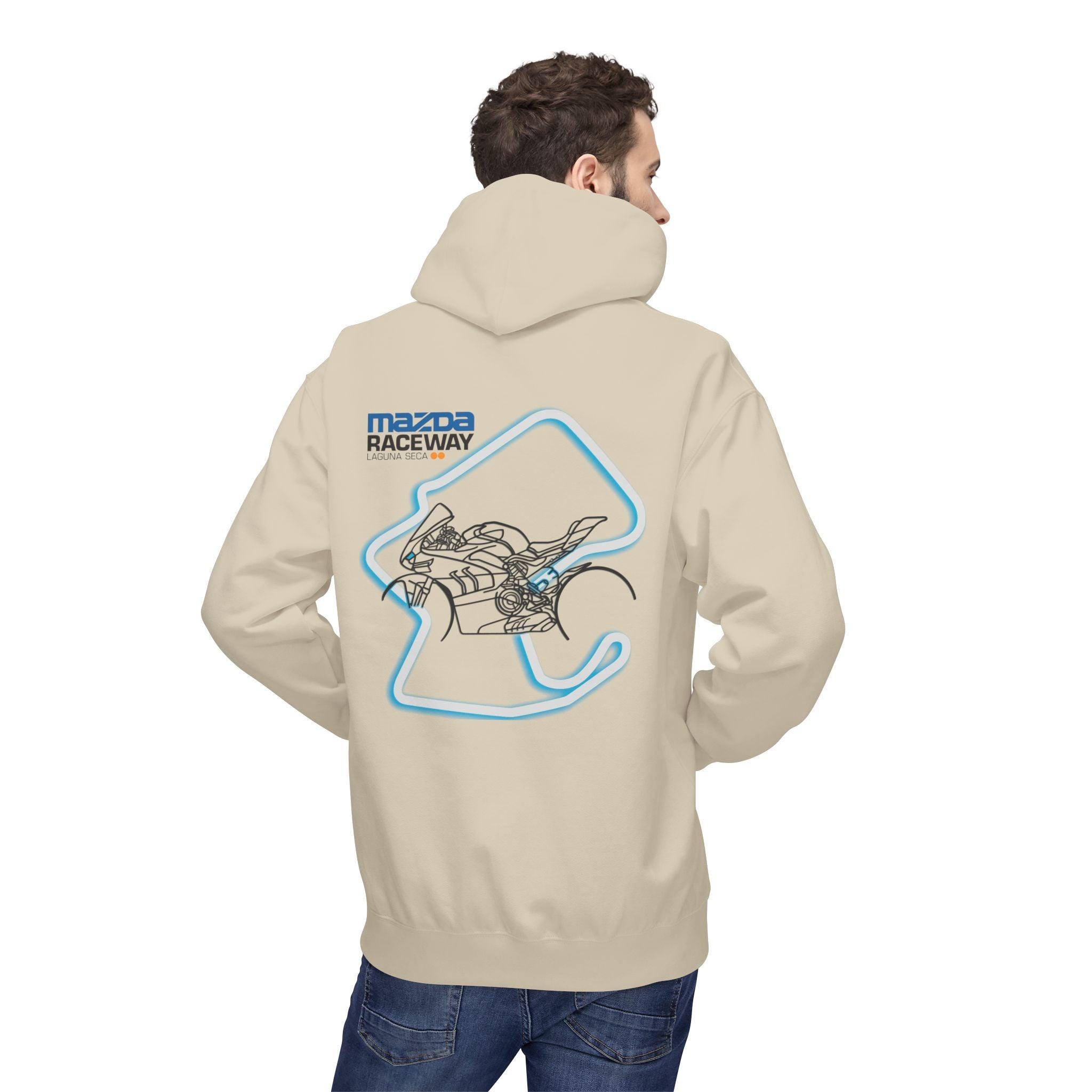 Ducati Panigale V4 SP Laguna Seca Fleece Hoodie - Stylish & Cozy