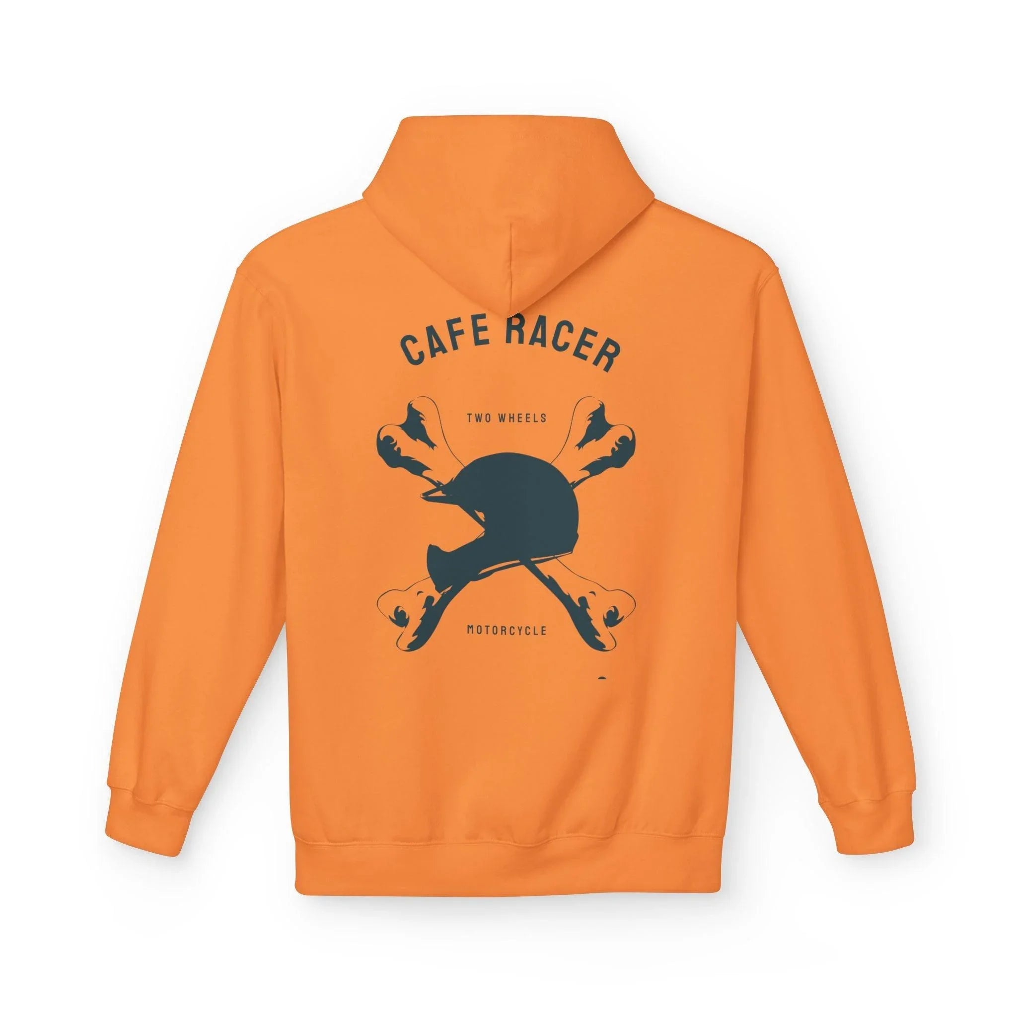 Ultimate Cafe Racer Fleece Hoodie - Embrace the Ride with "Never Stop Riding" Design