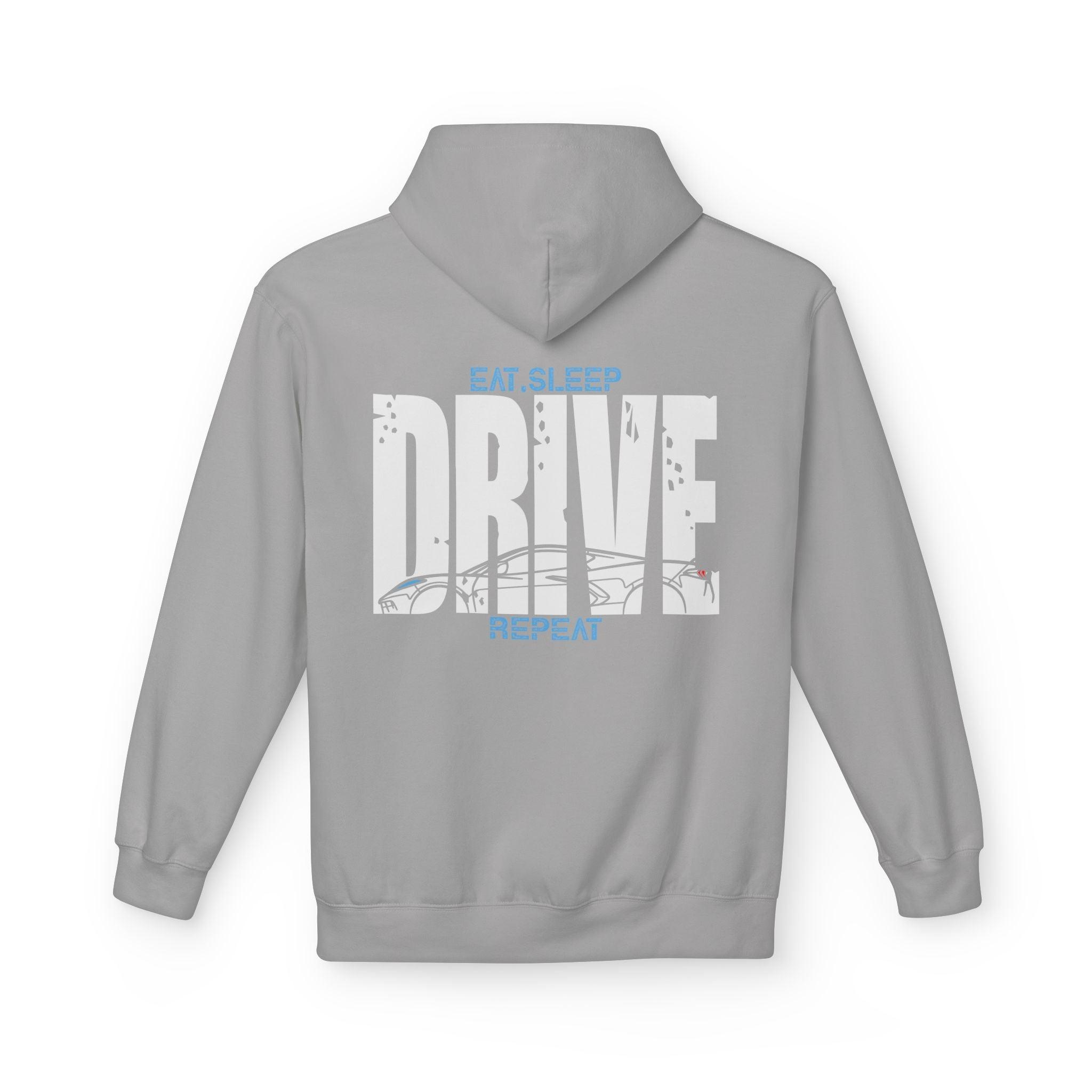 Chevrolet C8 Corvette DRIVE Cozy Fleece Hoodie for Car Enthusiasts