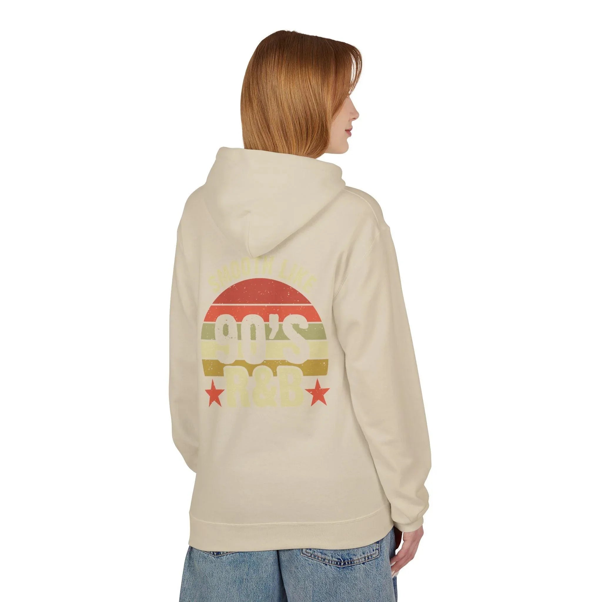 Retro Vibes Fleece Hoodie - Embrace the Comfort of 90's R&B Style