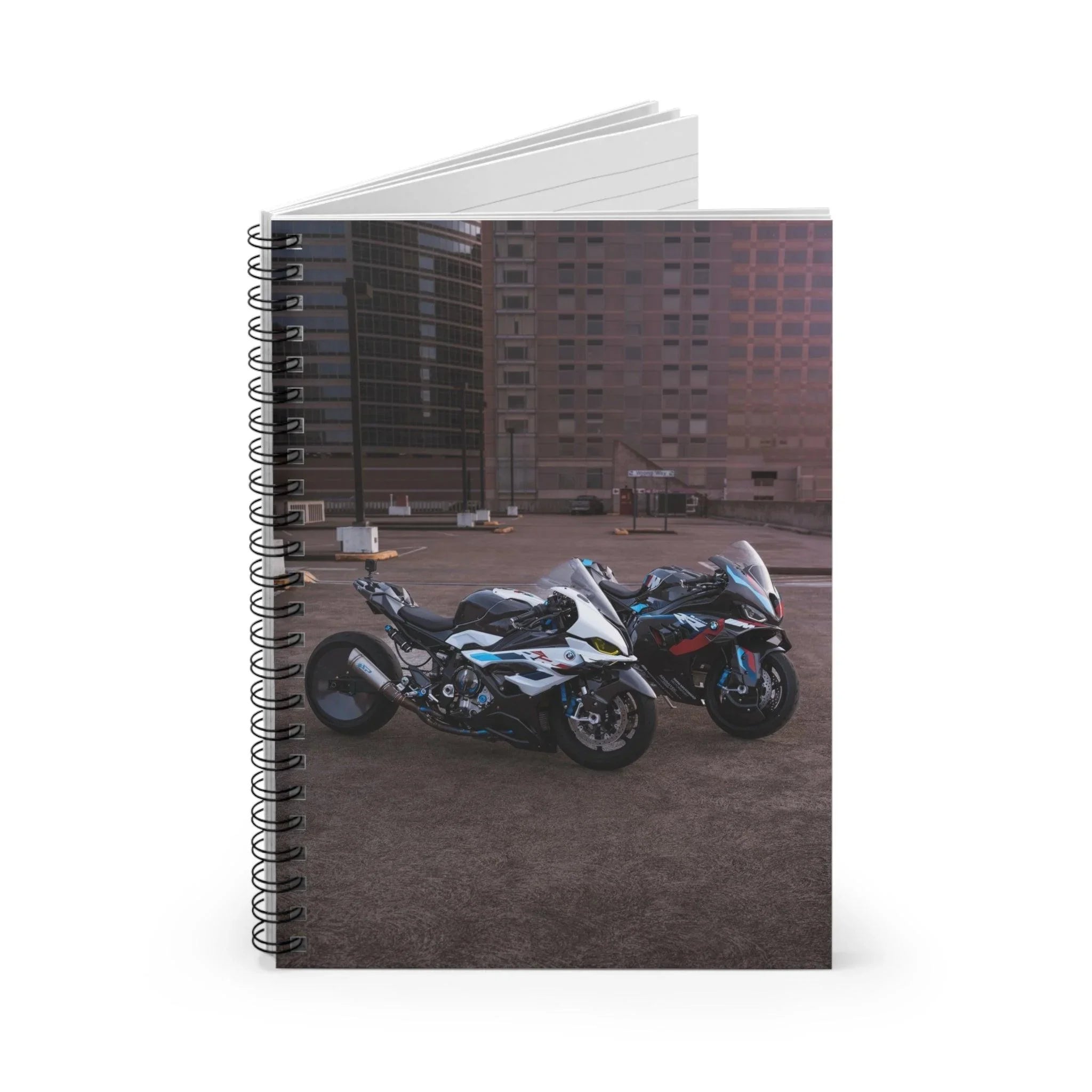 BMW M1000RR and S1000RR Drag Spec Motorcycle Spiral Notebook #003 - Throttle Designs